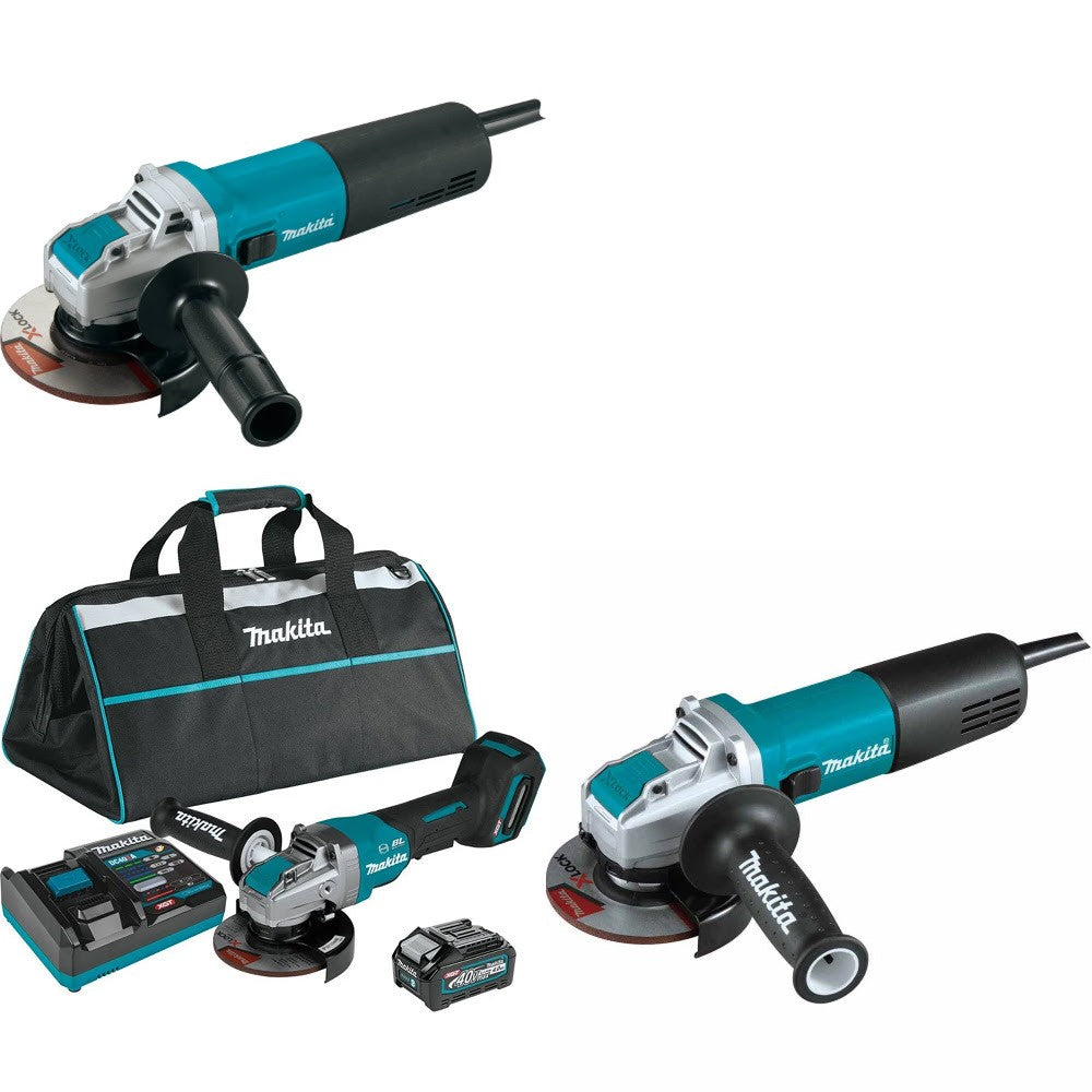 Makita GA5080 Angle Grinder Kit W/ GAG13M1 Grinder Kit and FREE GA4570 Grinder