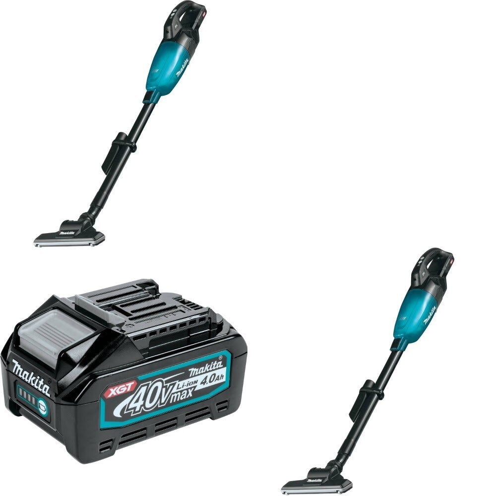 Makita GLC01Z Compact Vacuum, 2 Pack Kit W/ FREE BL4040 Battery
