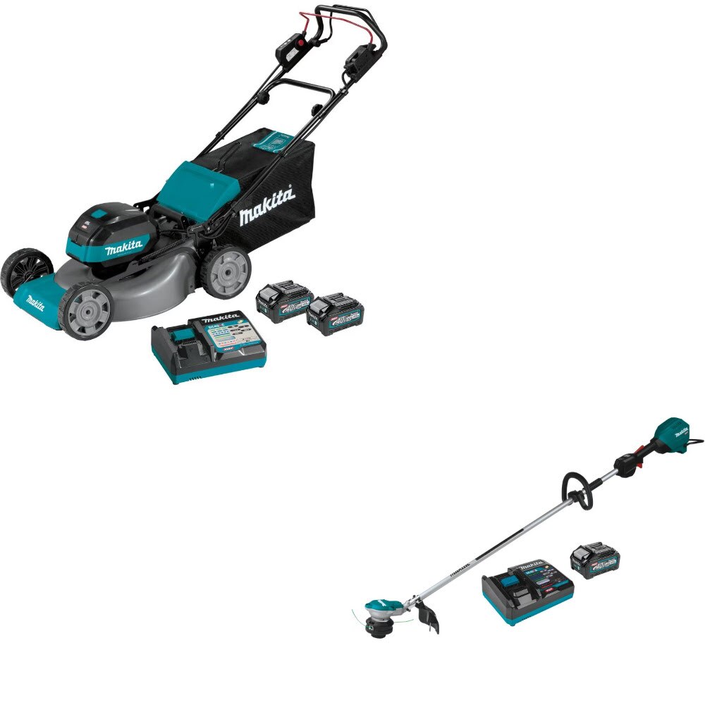 Makita GML01SM Lawn Mower Kit W/ FREE GRU01M1 String Trimmer Kit