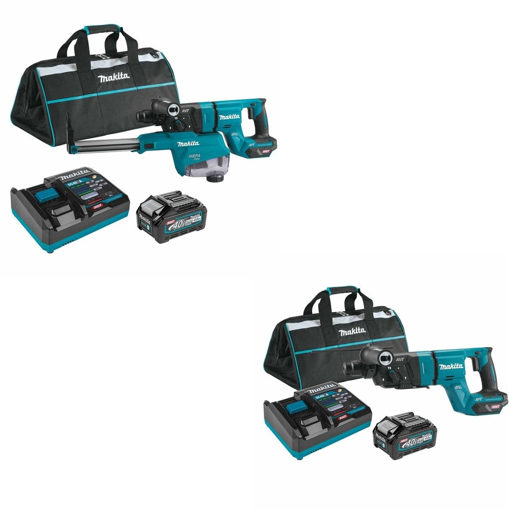 Makita GRH07M1W Rotary Hammer Kit w/ Dust Extractor W/ FREE GRH07M1 Hammer Kit