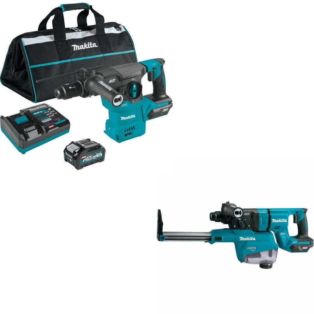 Makita GRH09M1 Rotary Hammer Kit W/ FREE GRH07ZW Rotary Hammer