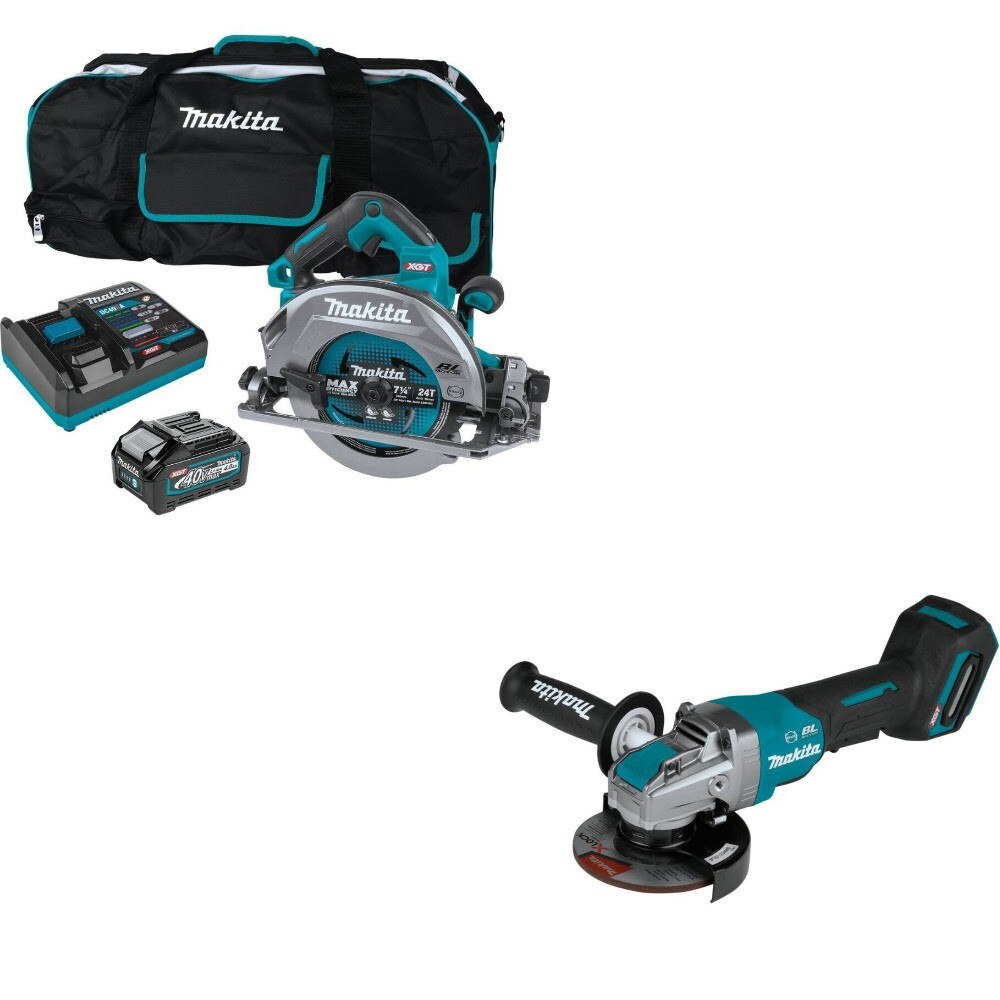 Makita GSH02M1 Circular Saw Kit W/ FREE GAG13Z Angle Grinder