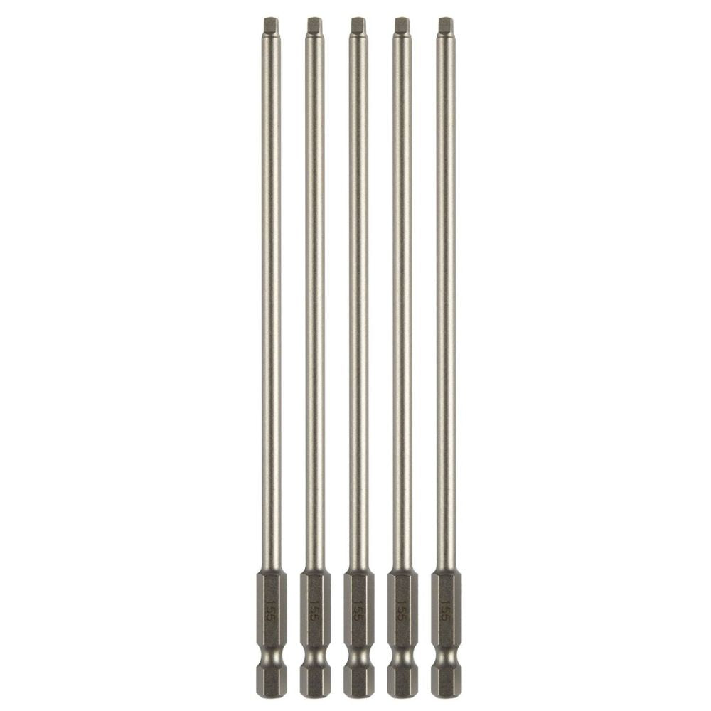 Makita 191V04-6 #2 Square Power Bit, 6-1/8", 5/pk