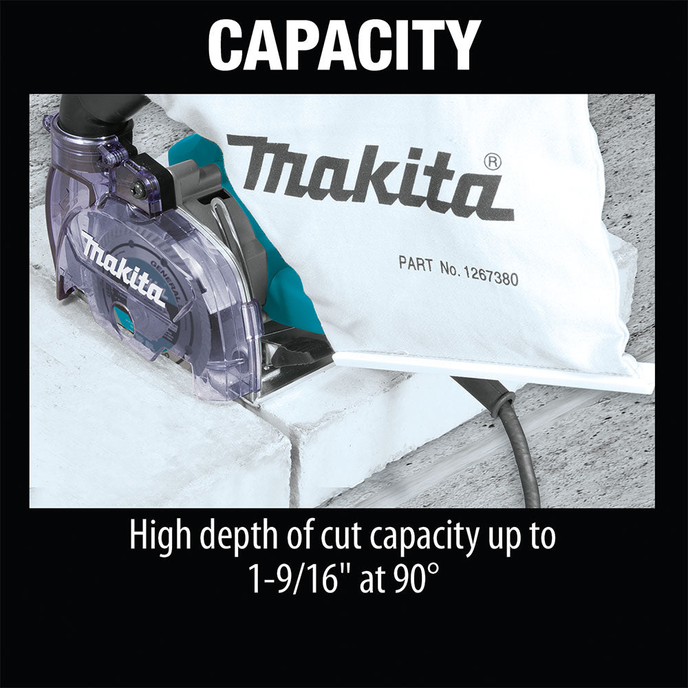 Makita 4100KB 5" Dry Masonry Saw, with Dust Extraction - 3