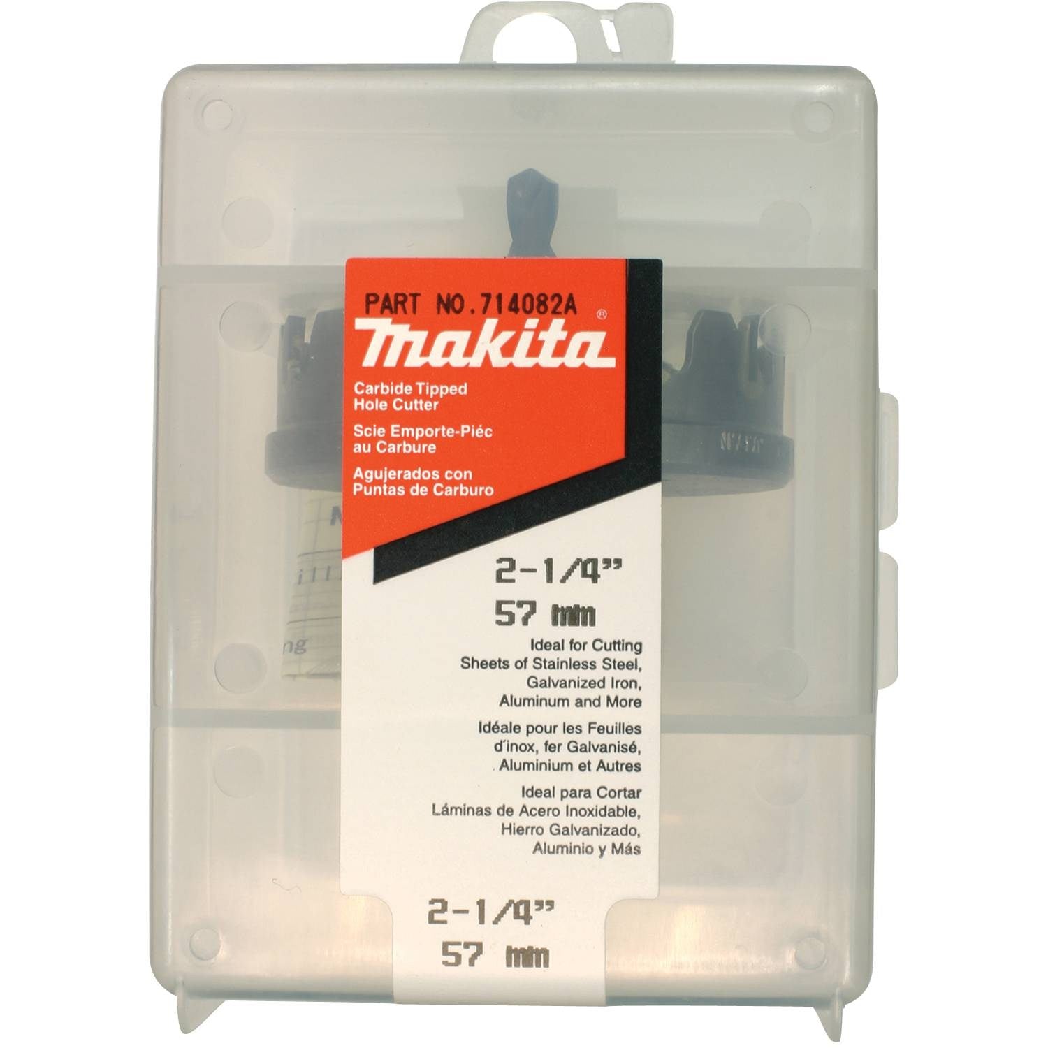 Makita 714082-A 2-1/4" Carbide-Tipped Hole Saw - 2