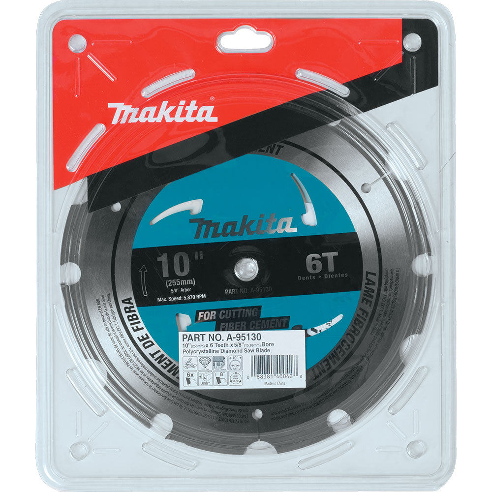 Makita A-95130 10" 6T PCD Miter Saw Blade, Fiber Cement - 3