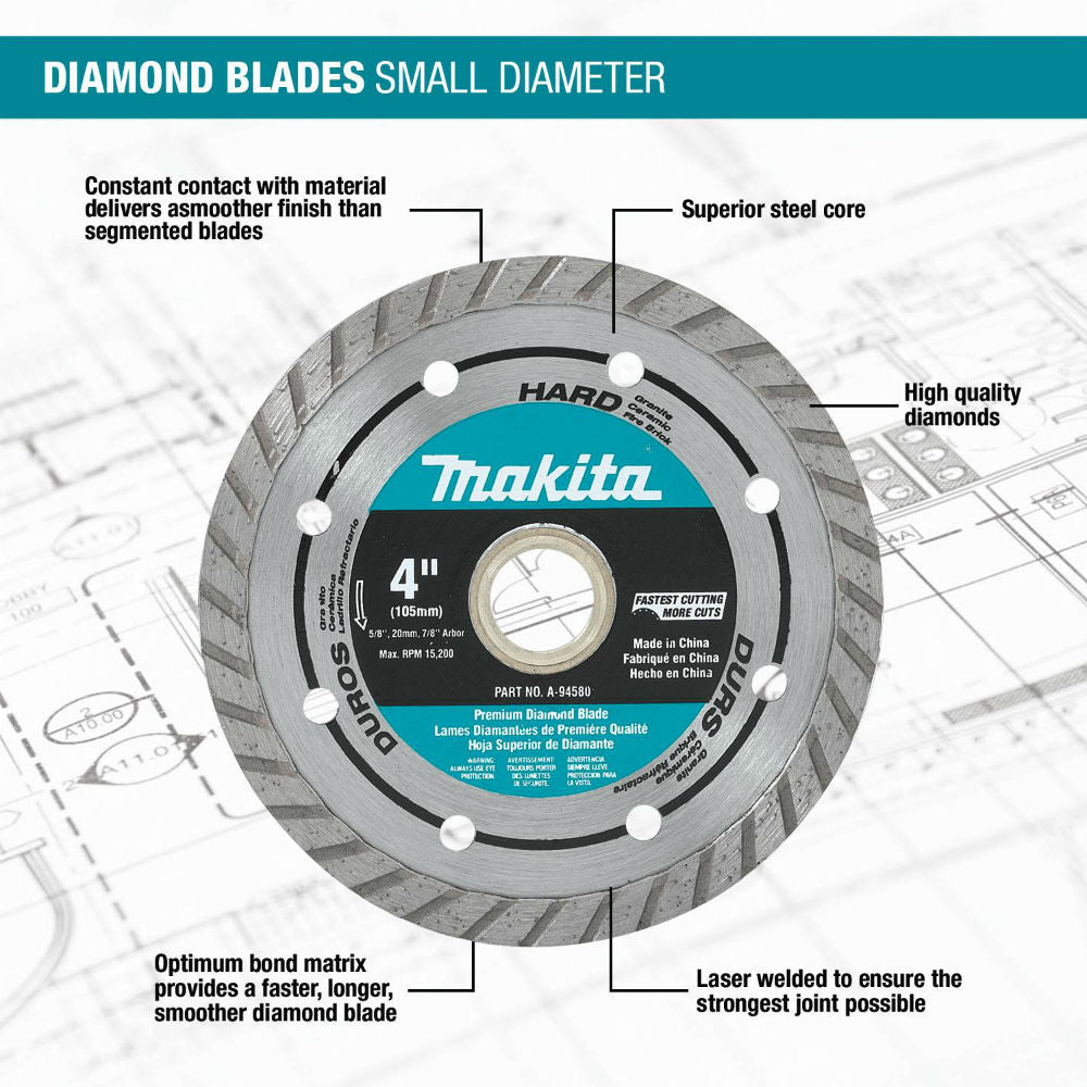 Makita A-95847 9" Diamond Blade, Turbo, General Purpose - 3