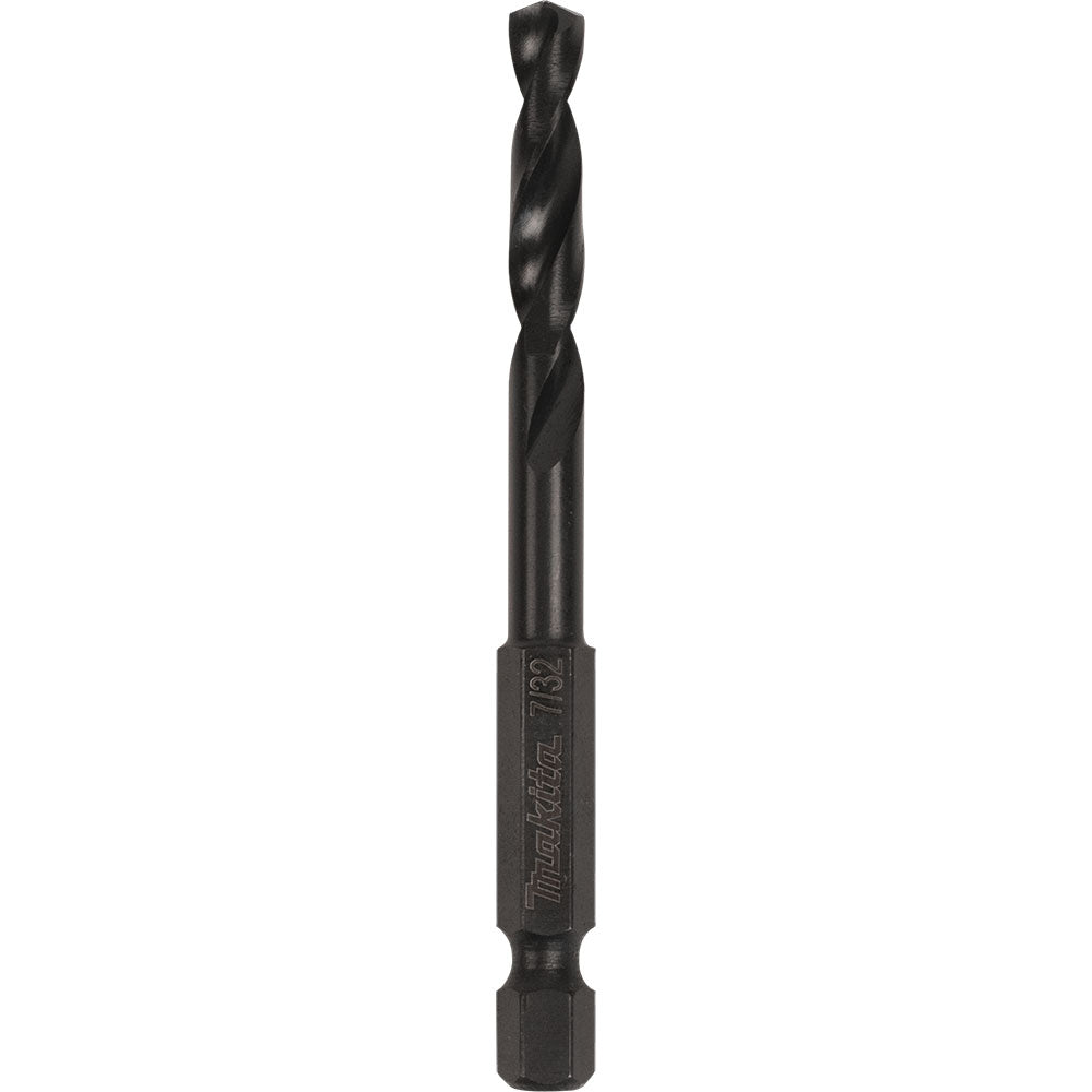 Makita A-97807 7/32" Black Oxide Drill Bit, 1/4" Hex Shank