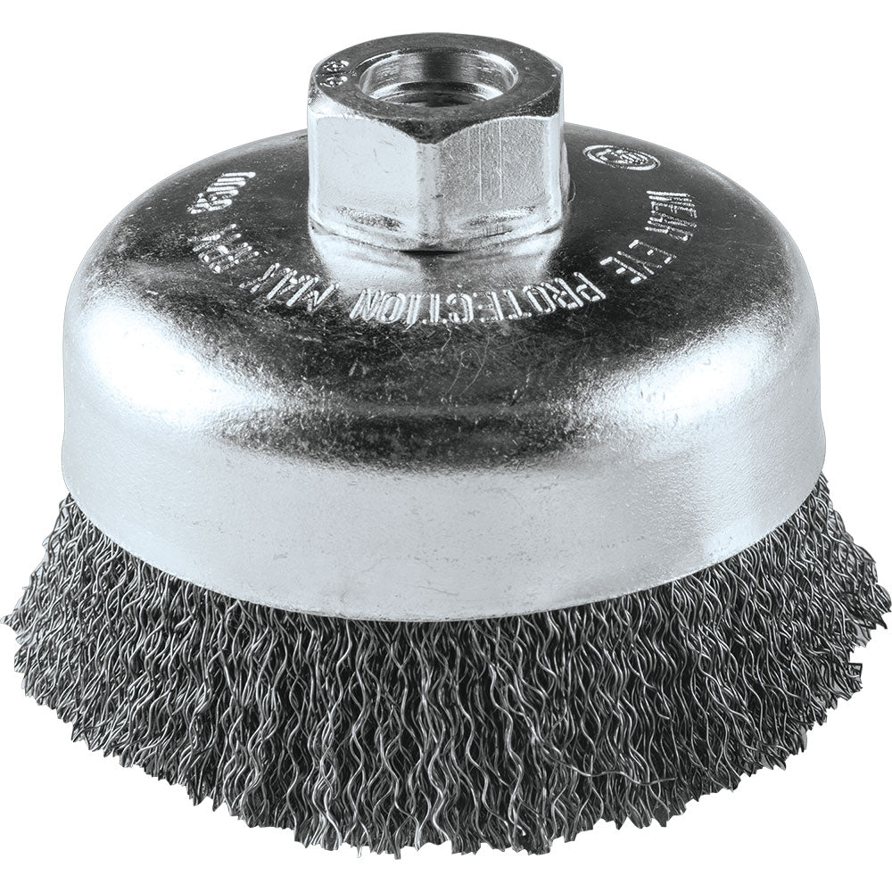 Makita A-98407 4" Crimped Wire Cup Brush, 5/8"-11