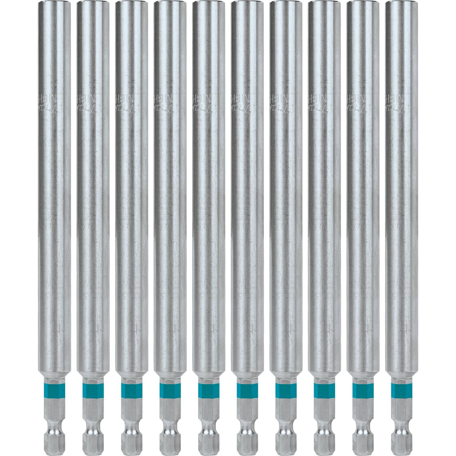 Makita A-99328 ImpactX 6" One Piece Magnetic Insert Bit Holder, 10/pk, Bulk