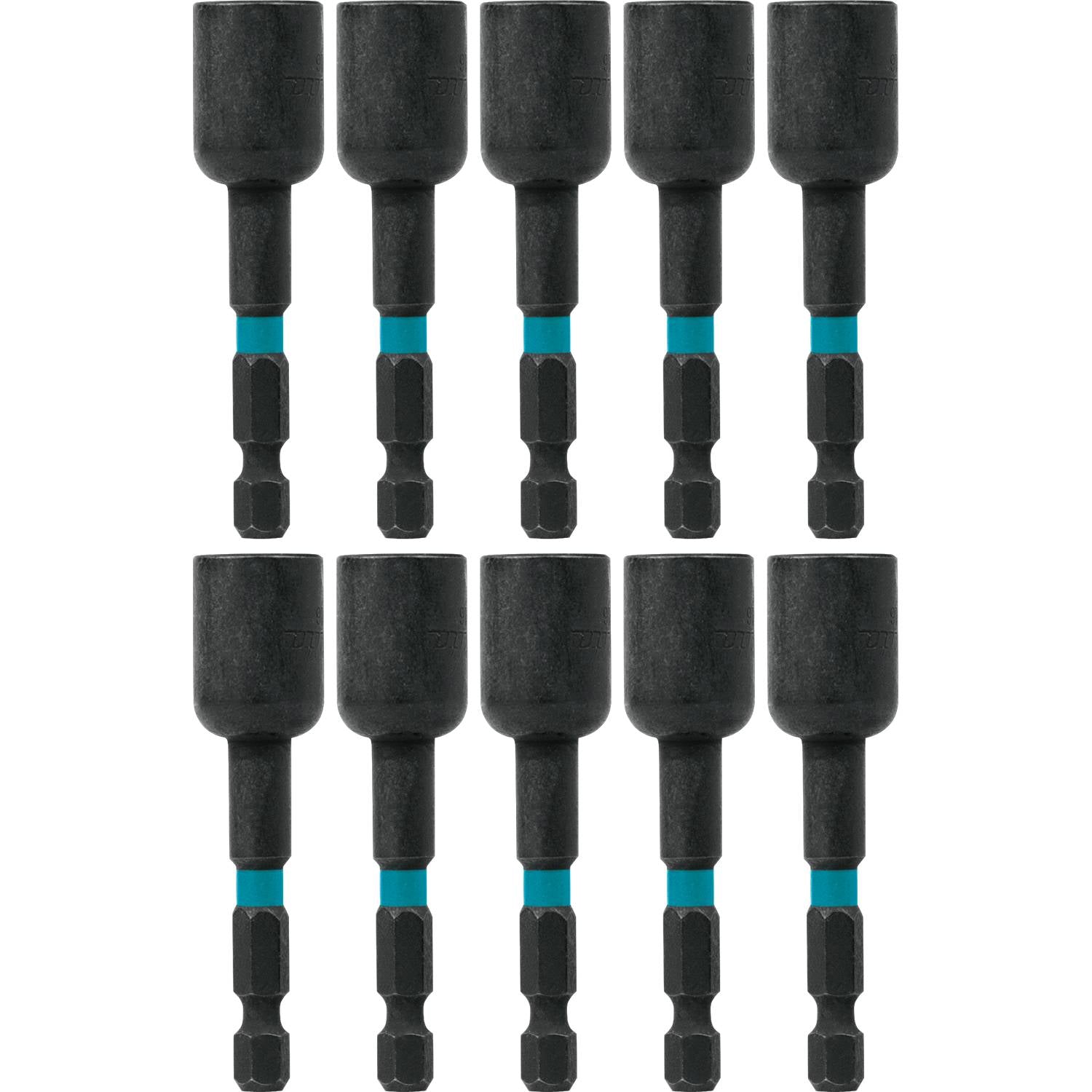 Makita A-99493 ImpactX  7/16" x 2-9/16" Magnetic Nut Driver, 10/pk, Bulk