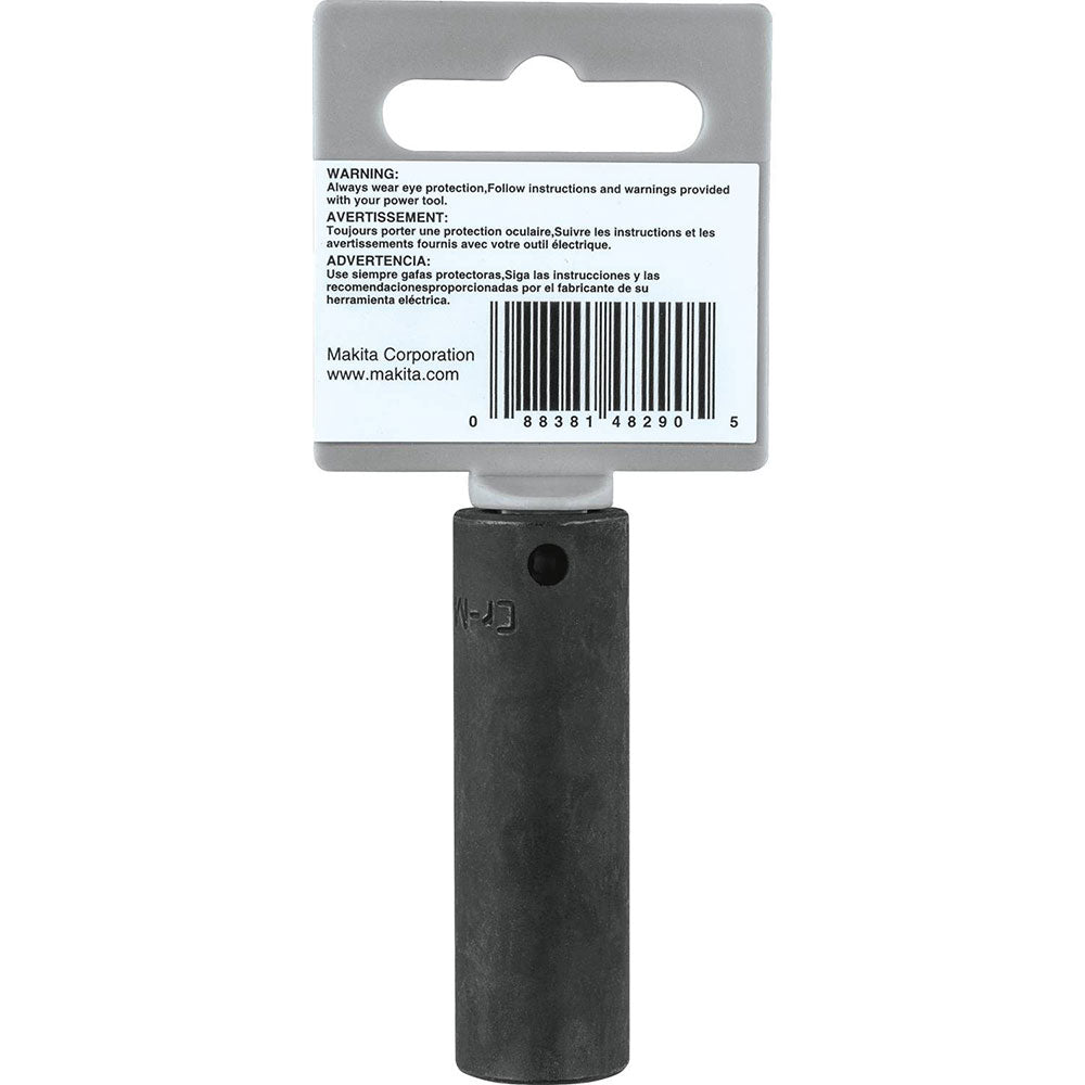 Makita A-99568 1/2" Deep Well Impact Socket, 3/8" Drive - 3