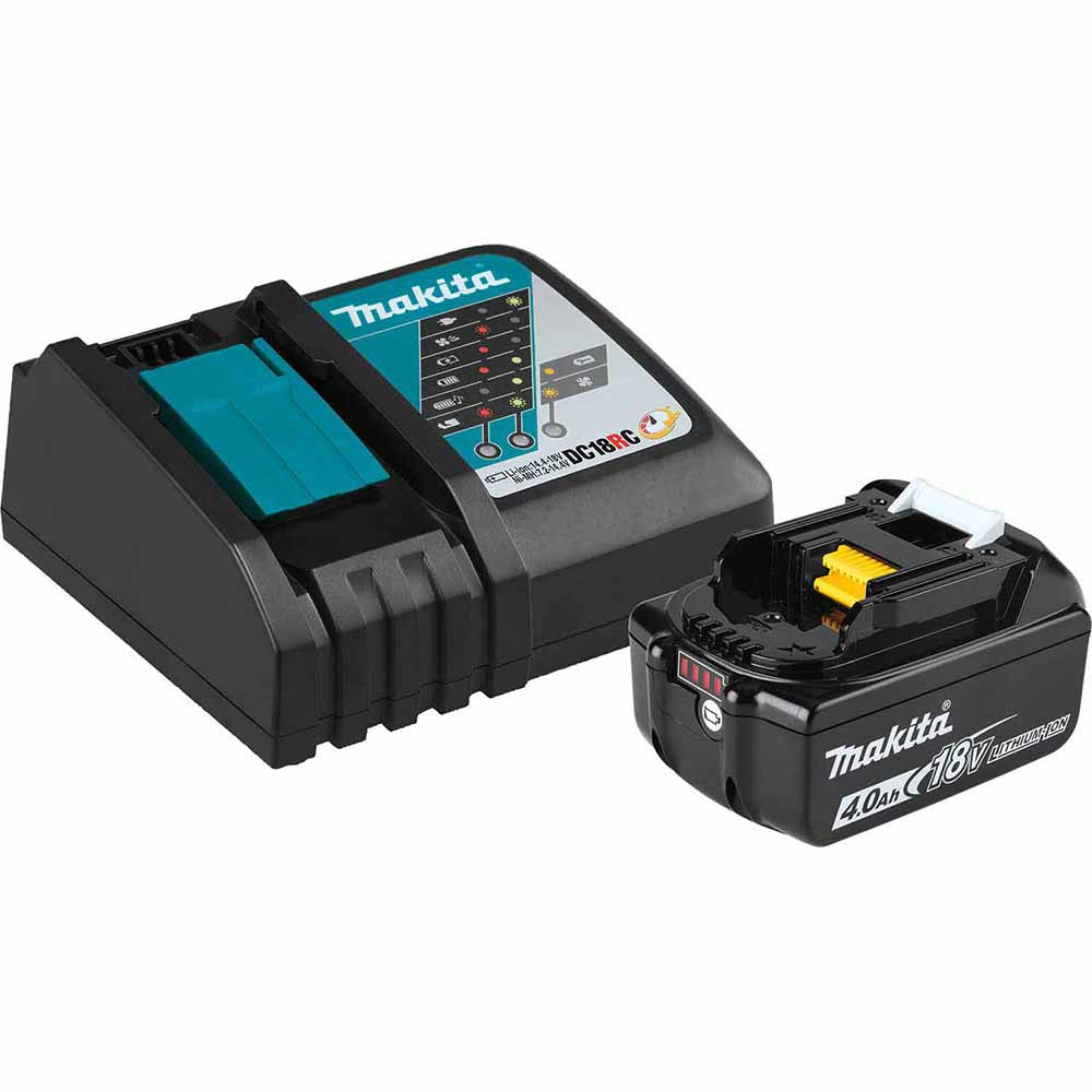 Makita ADBL1840BDC1 Outdoor Adventure 18V LXT Lithium-Ion Battery and Charger Starter Pack (4.0Ah)