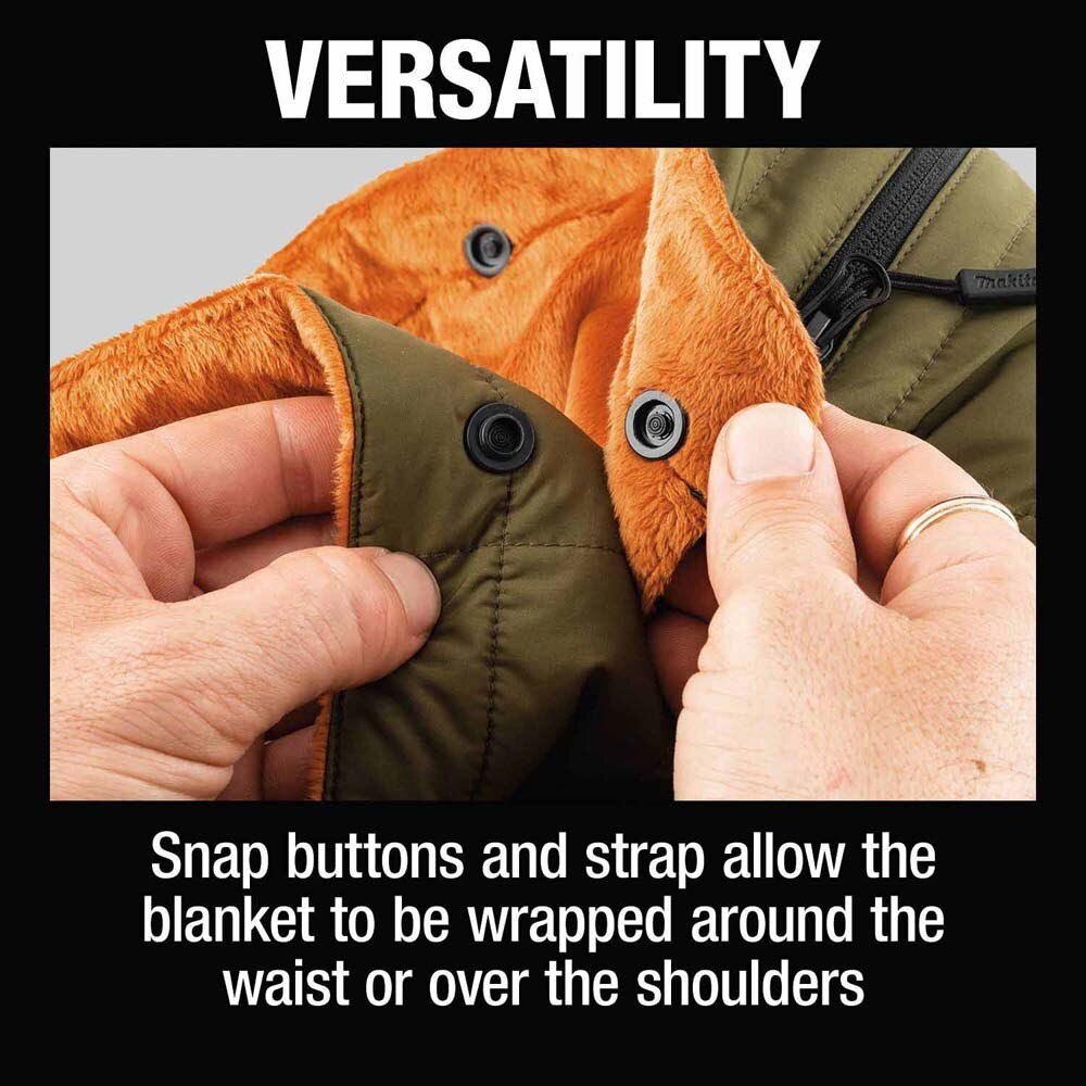 Makita ADCB200B Outdoor Adventure 18V LXT Heated Blanket, Blanket Only - 14