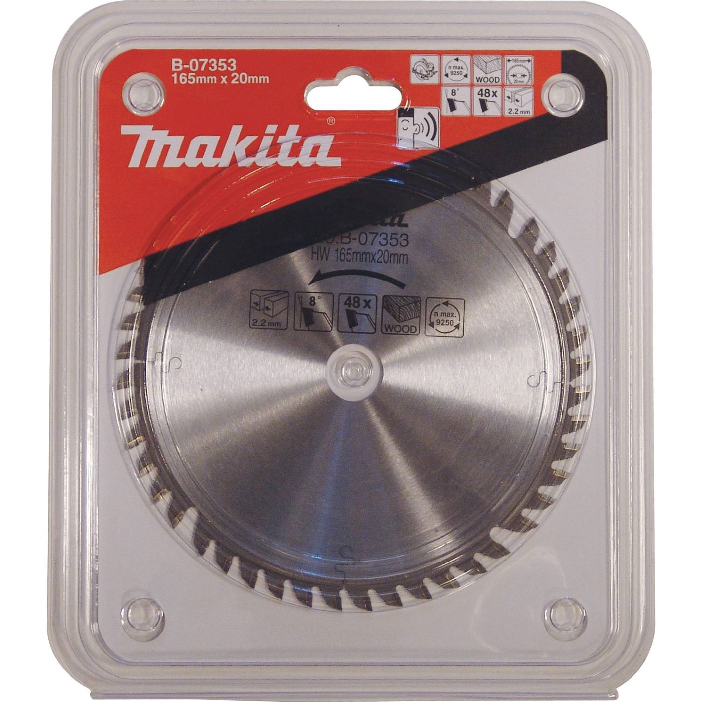 Makita B-07353 6-1/2" 48T Carbide Blade For SP6000K - 2