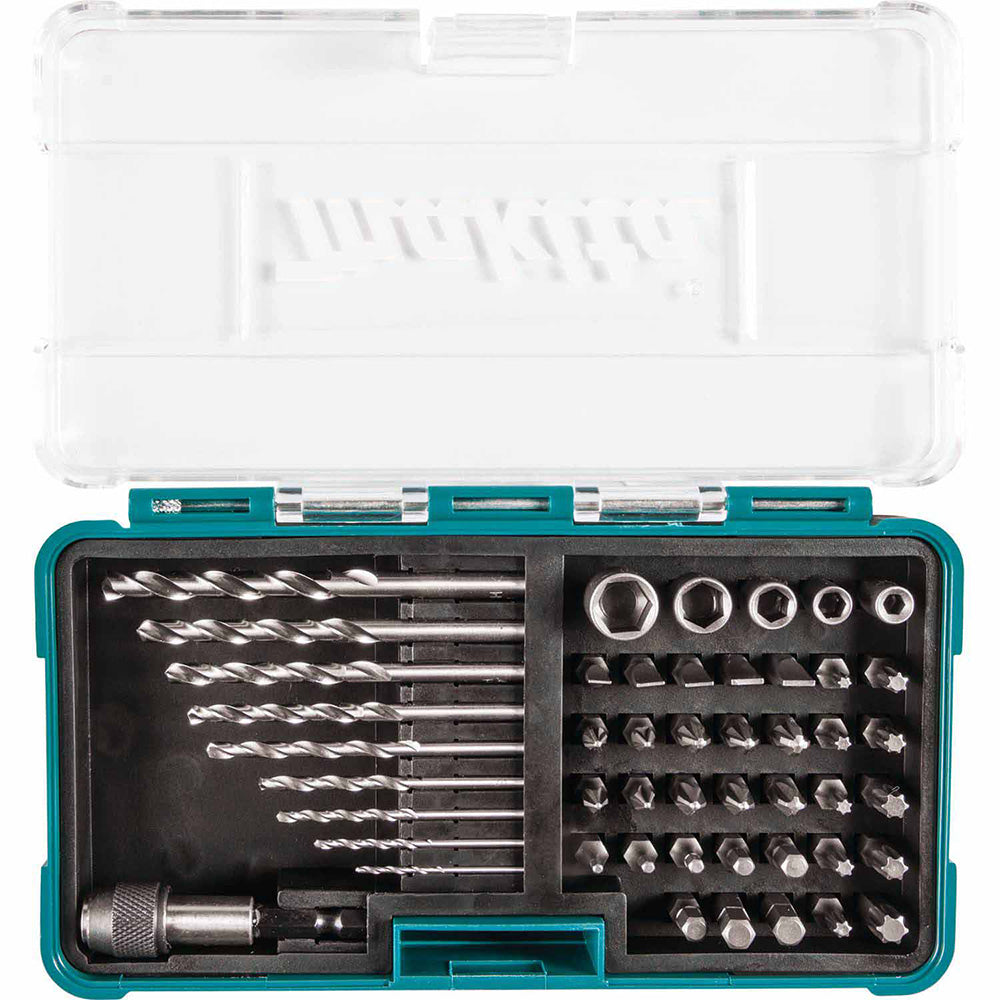 Makita B-36201 48 Piece Metric HSS Socket, Screw Bit, Drill Bit Set