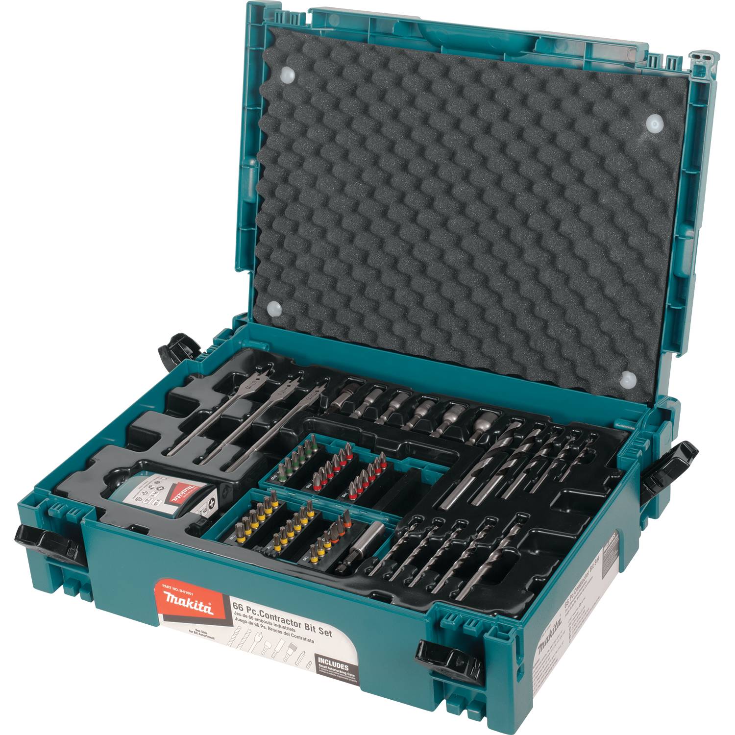 Makita B-51661 66 Piece Contractor Bit Set