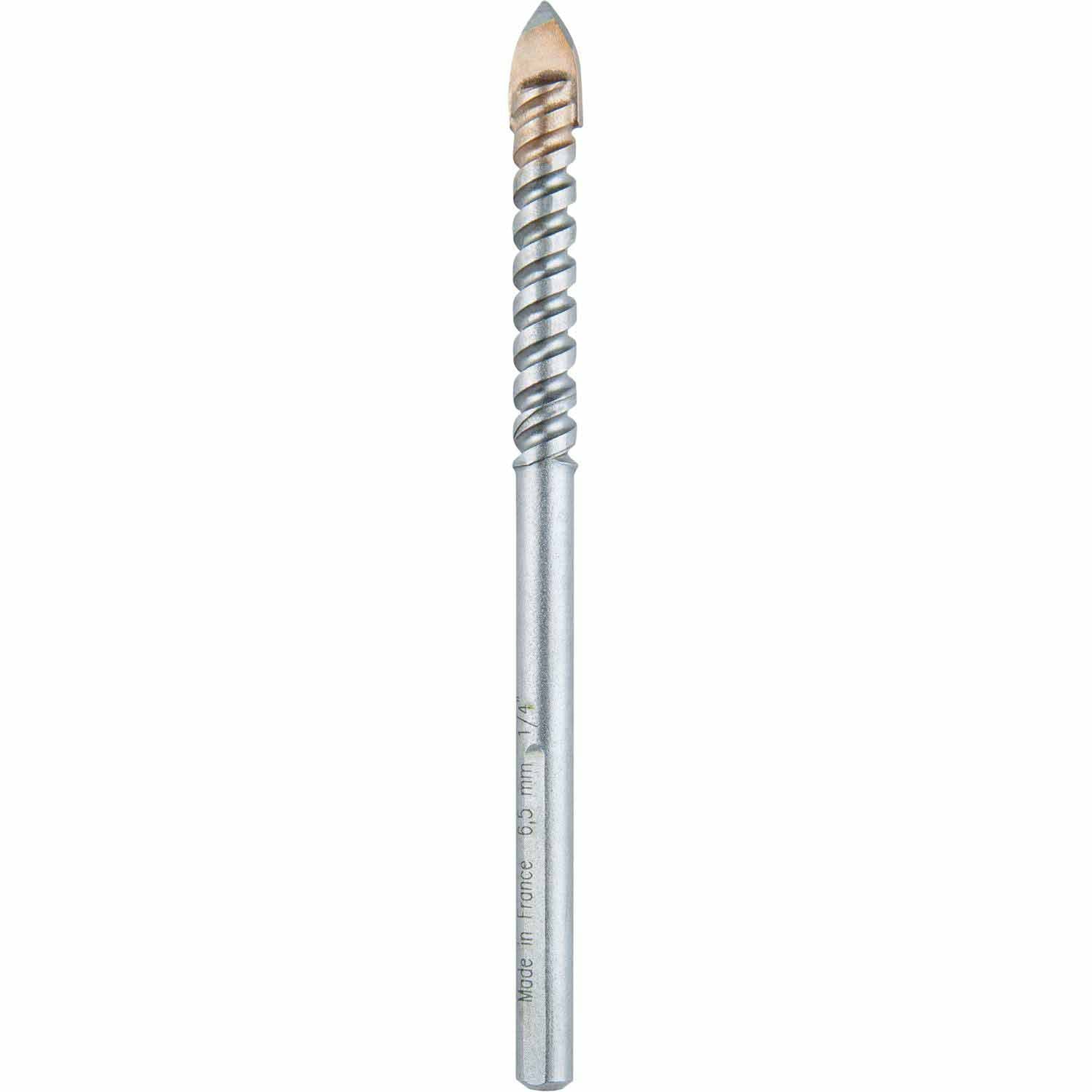 Makita B-68959 1/4" x 4" Glass and Tile Bit, 3 Flat Shank