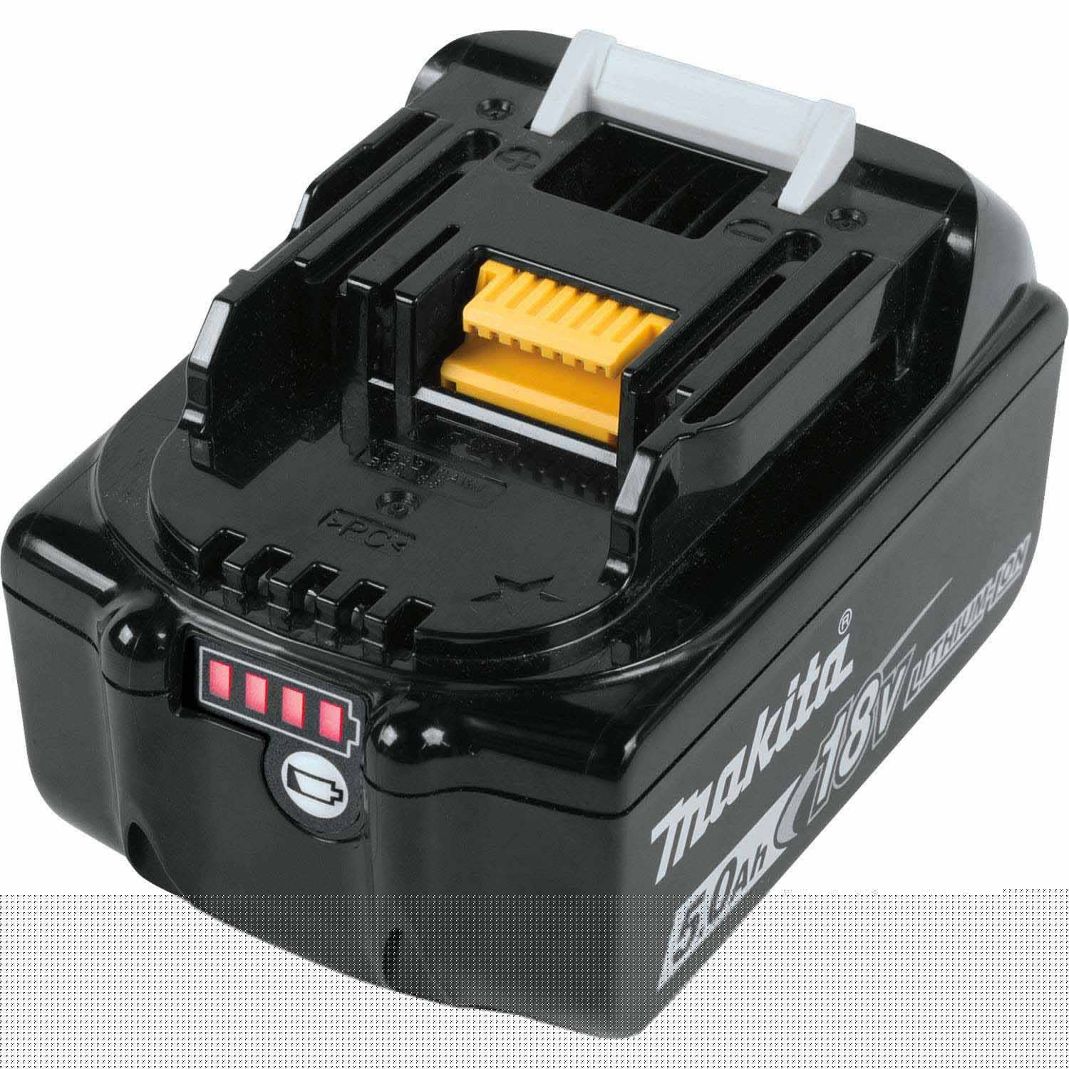 Makita BL1850BDC2X1 18V LXT Lithium-Ion Battery and Rapid Optimum Charger Starter Pack, 2ea. BL1850B, DC18RC, (5.0Ah) - 5