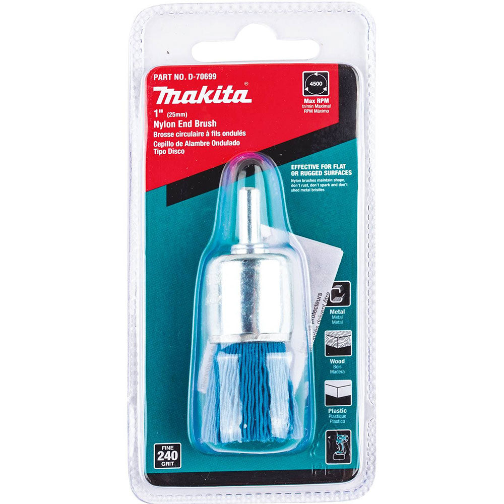 Makita D-70699 1" Nylon End Brush, Fine, 240 Grit - 2