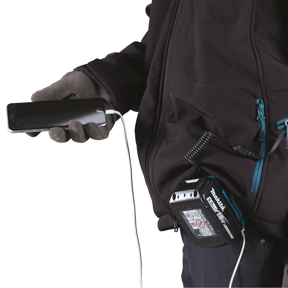 Makita DCJ205ZS 18V LXT Lithium-Ion Cordless Heated Jacket, Jacket Only (S) - 5