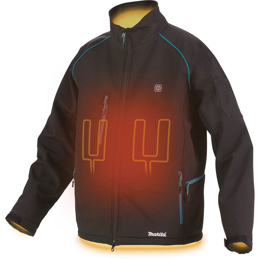 Makita DCJ205ZM 18V LXT Lithium-Ion Cordless Heated Jacket, Jacket Only (M) - 10