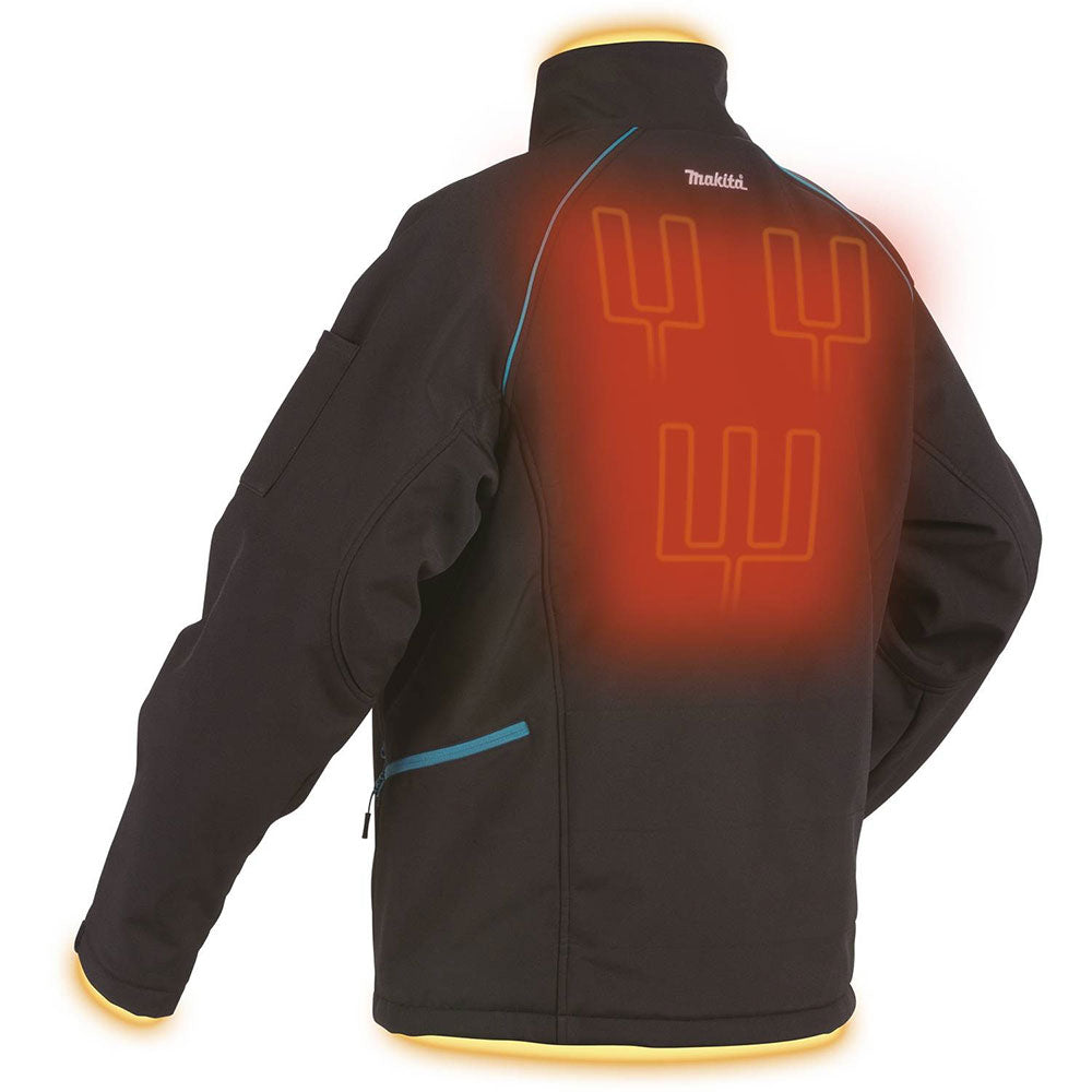 Makita DCJ205Z3XL 18V LXT Lithium-Ion Cordless Heated Jacket, Jacket Only(3XL) - 11