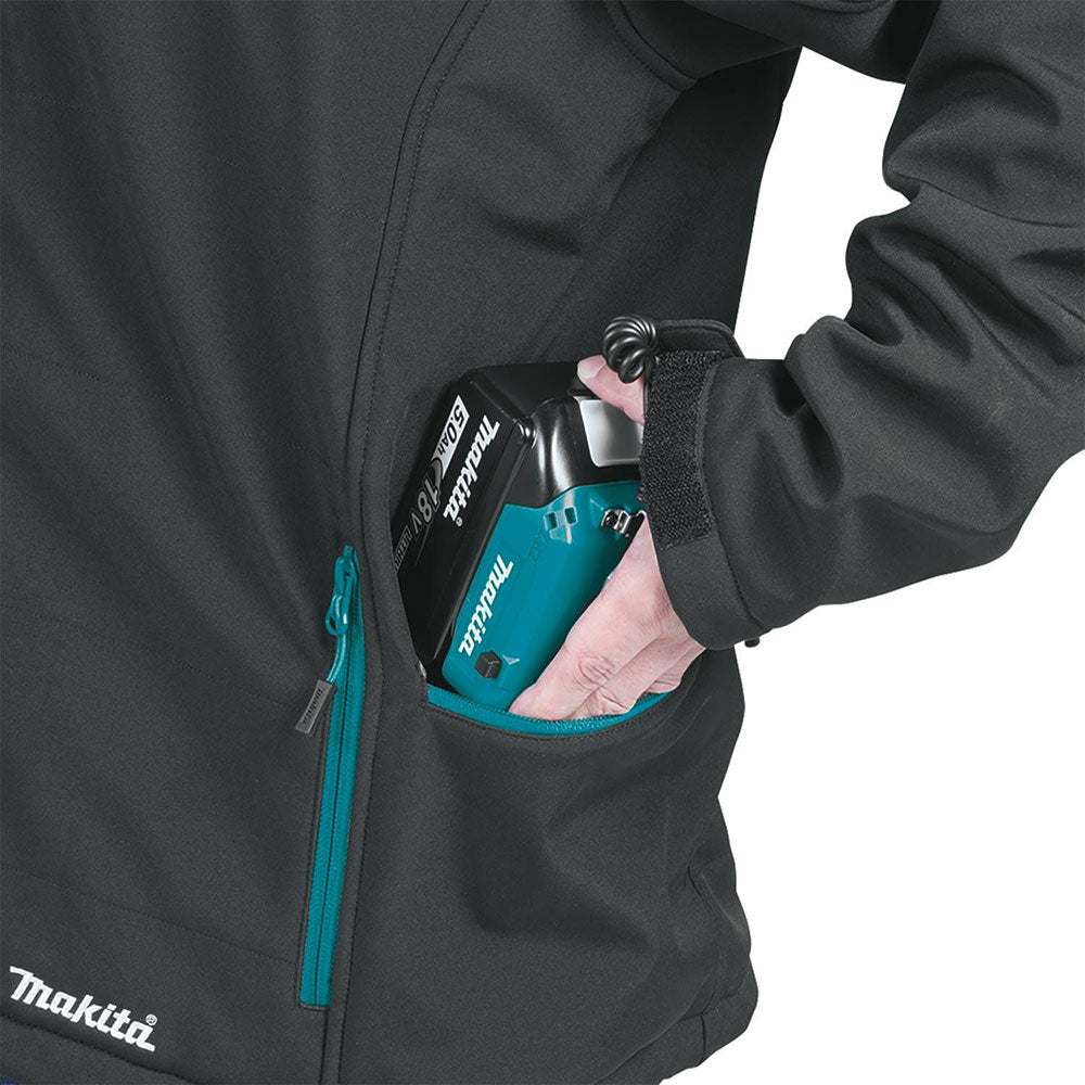 Makita DCJ205ZM 18V LXT Lithium-Ion Cordless Heated Jacket, Jacket Only (M) - 12