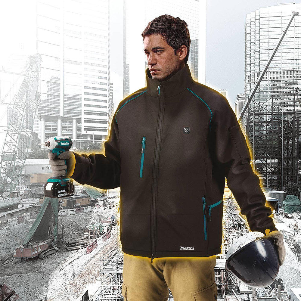 Makita DCJ205Z3XL 18V LXT Lithium-Ion Cordless Heated Jacket, Jacket Only(3XL) - 17