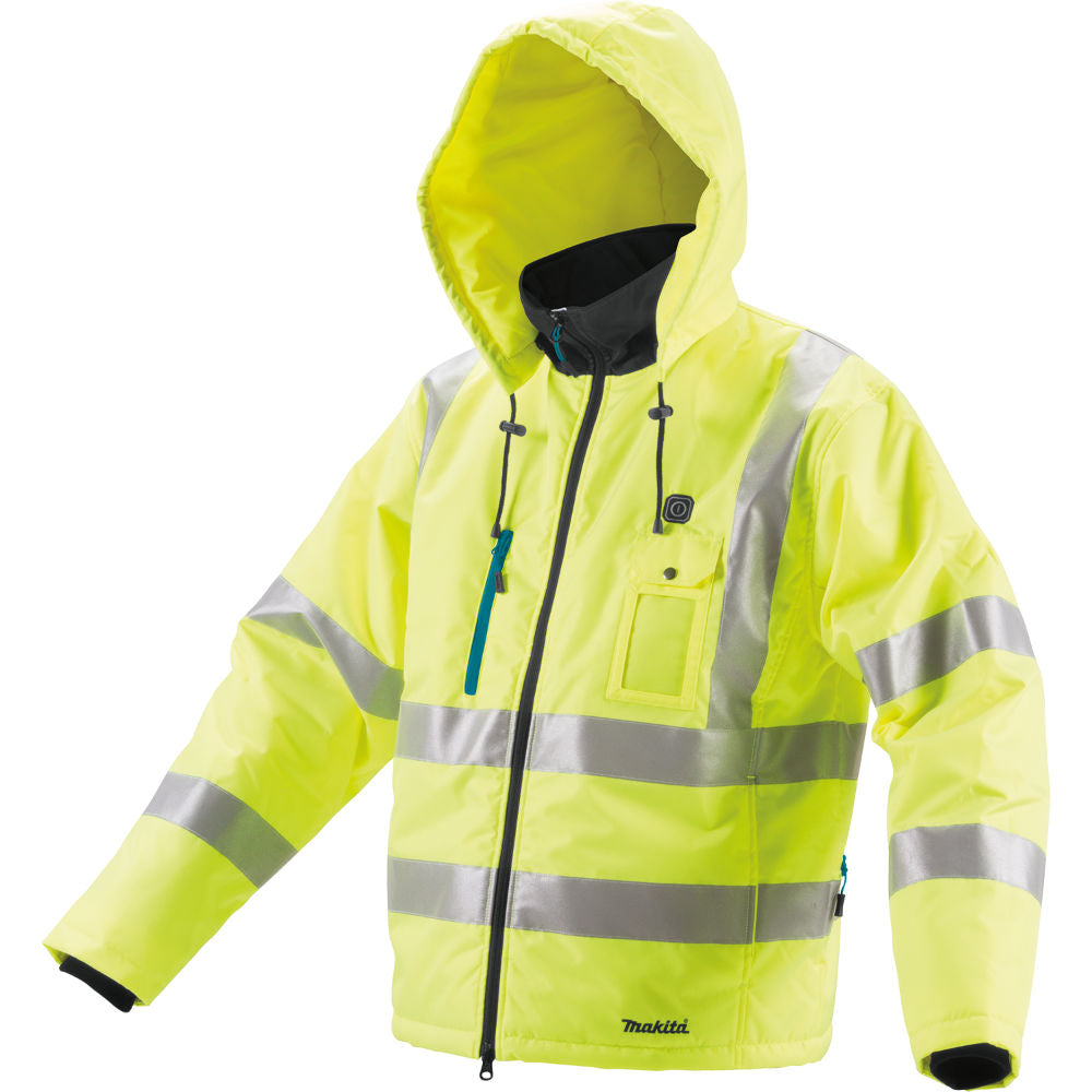 Makita DCJ206ZM 18V LXT Cordless High Visibility Heated Jacket (M)