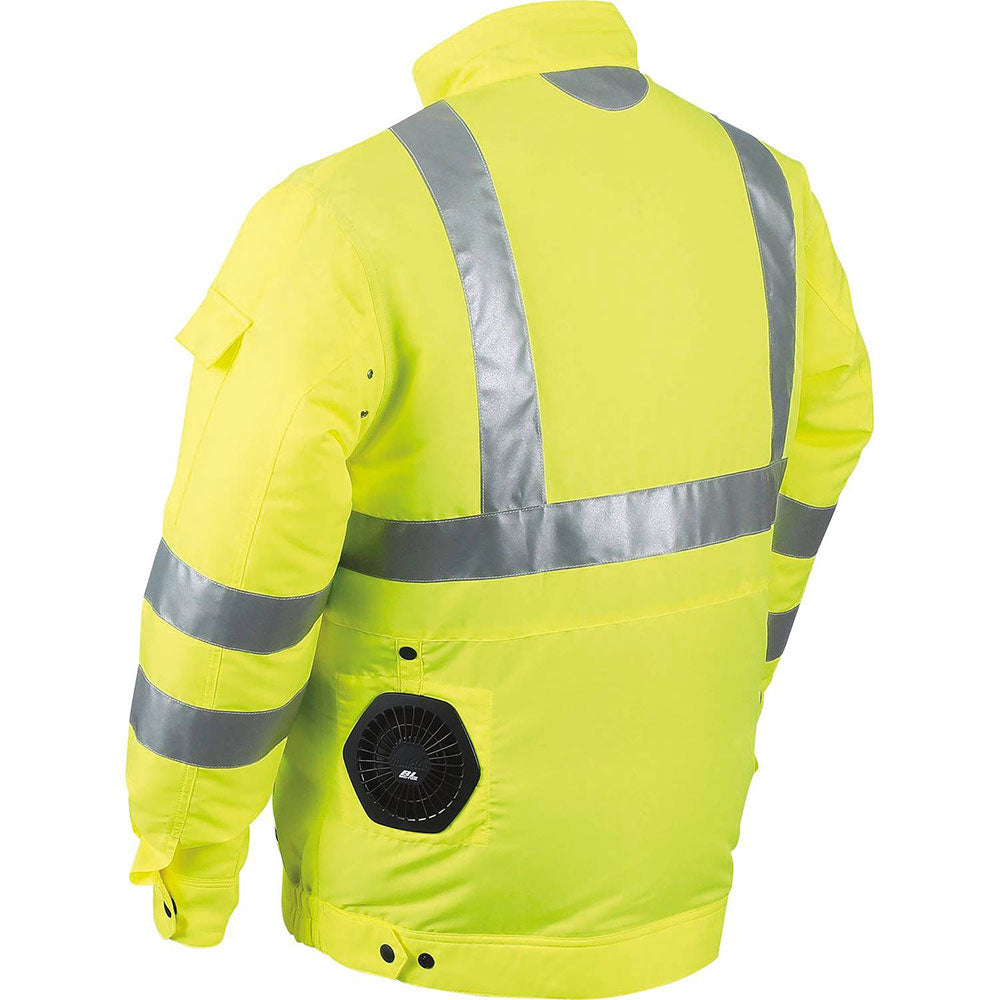 Makita DFJ214Z3XL 18V LXT Lithium-Ion Cordless High Visibility Fan Jacket(3XL) - 2