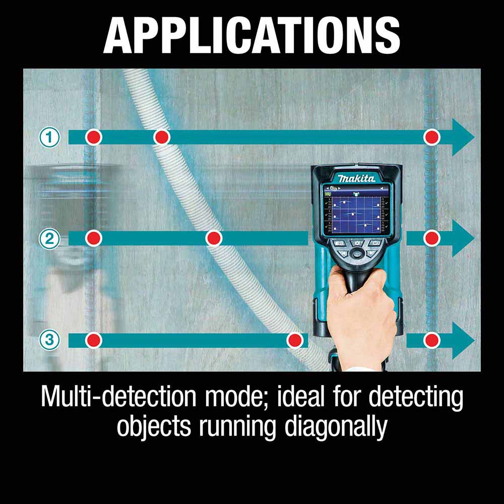 Makita DWD181R1J 18V LXT Multi-Surface Scanner Kit (2.0Ah) - 8