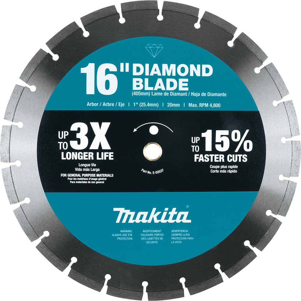 Makita E-02537 16" Diamond Blade, Segmented, General Purpose