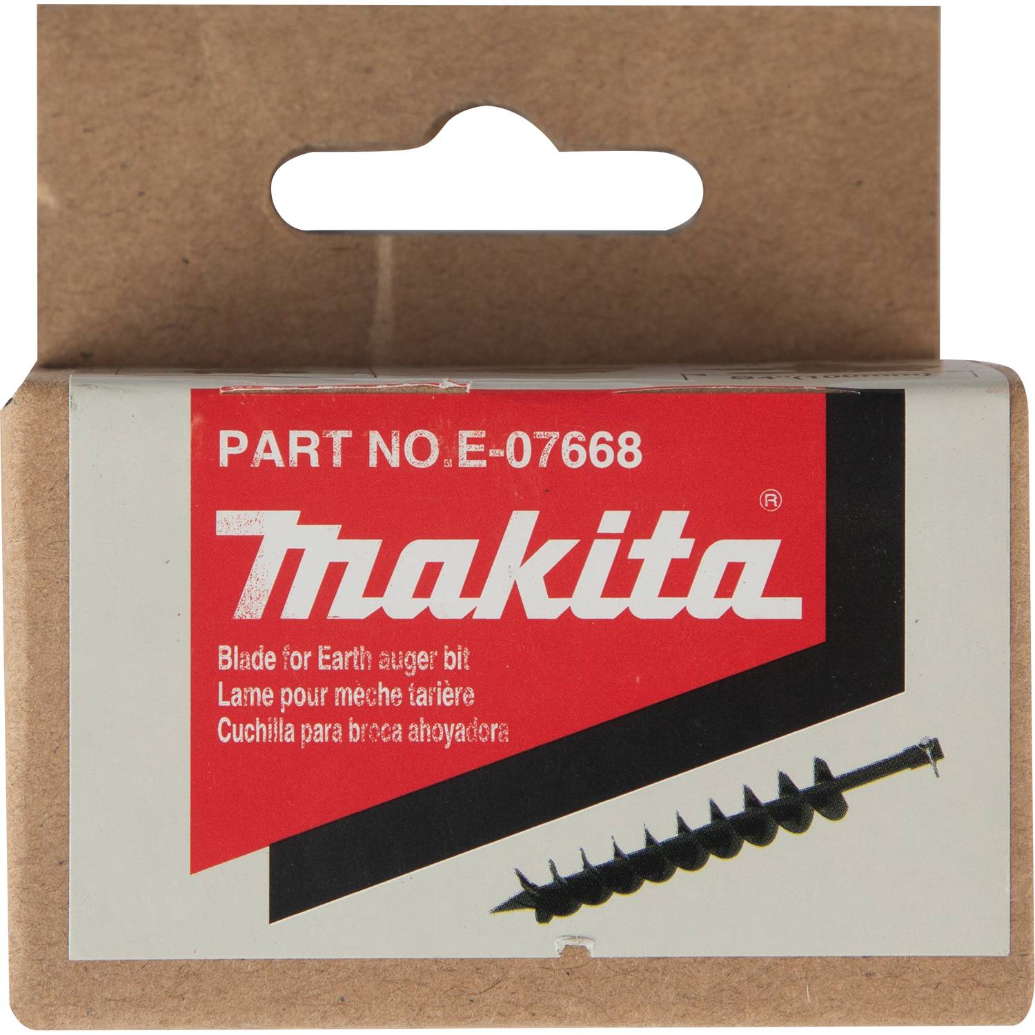 Makita E-07668 4" Earth Auger Drill Bit Blade Set - 2