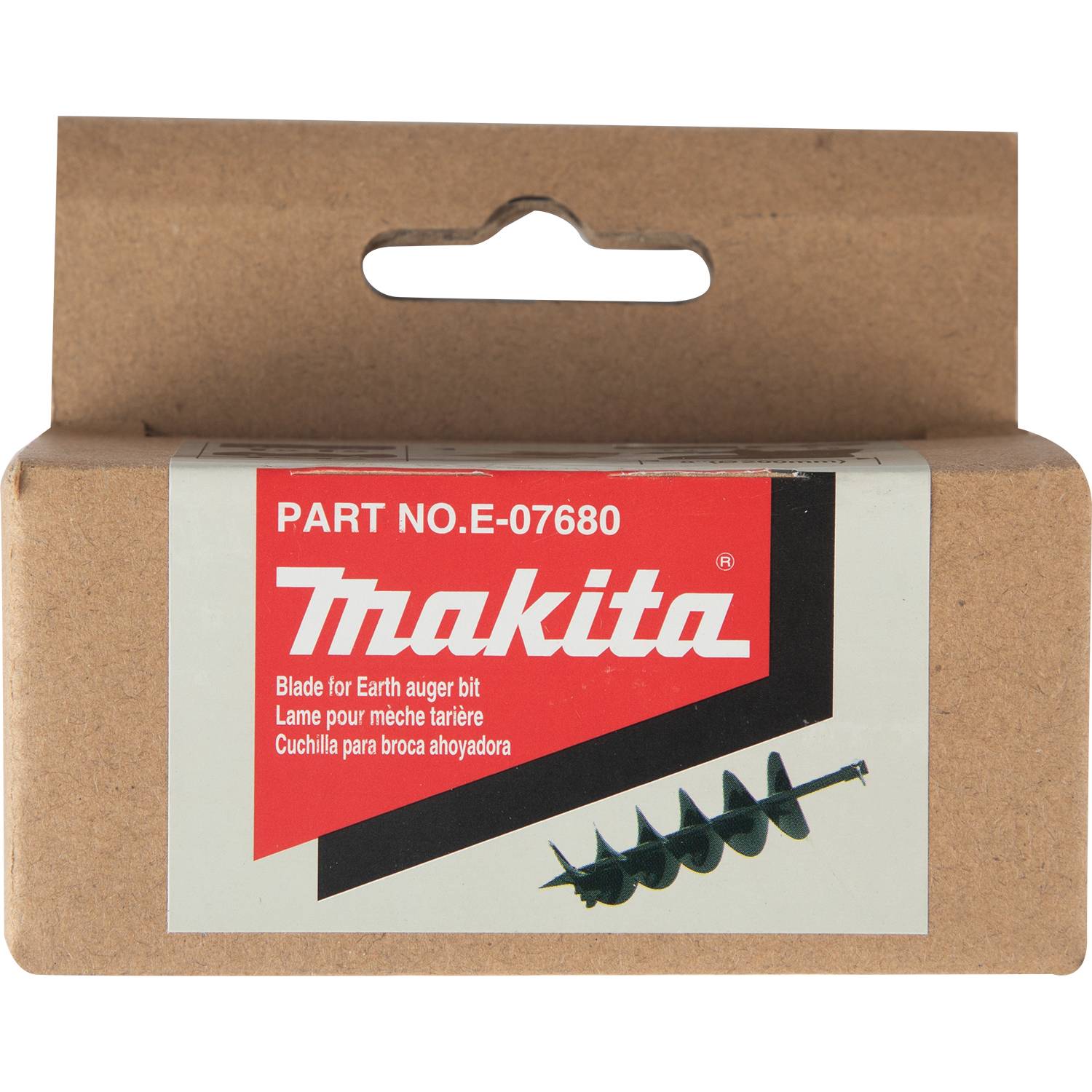 Makita E-07680 8" Earth Auger Drill Bit Blade Set - 2