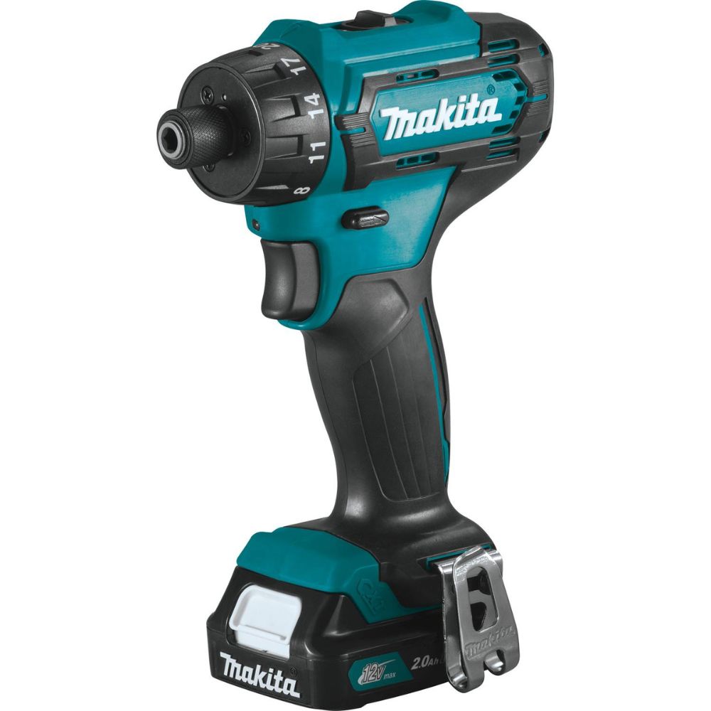 Makita FD10R1 12V Max CXT Lithium-Ion 1/4 In. Hex Driver-Drill Kit(2.0Ah) - 3