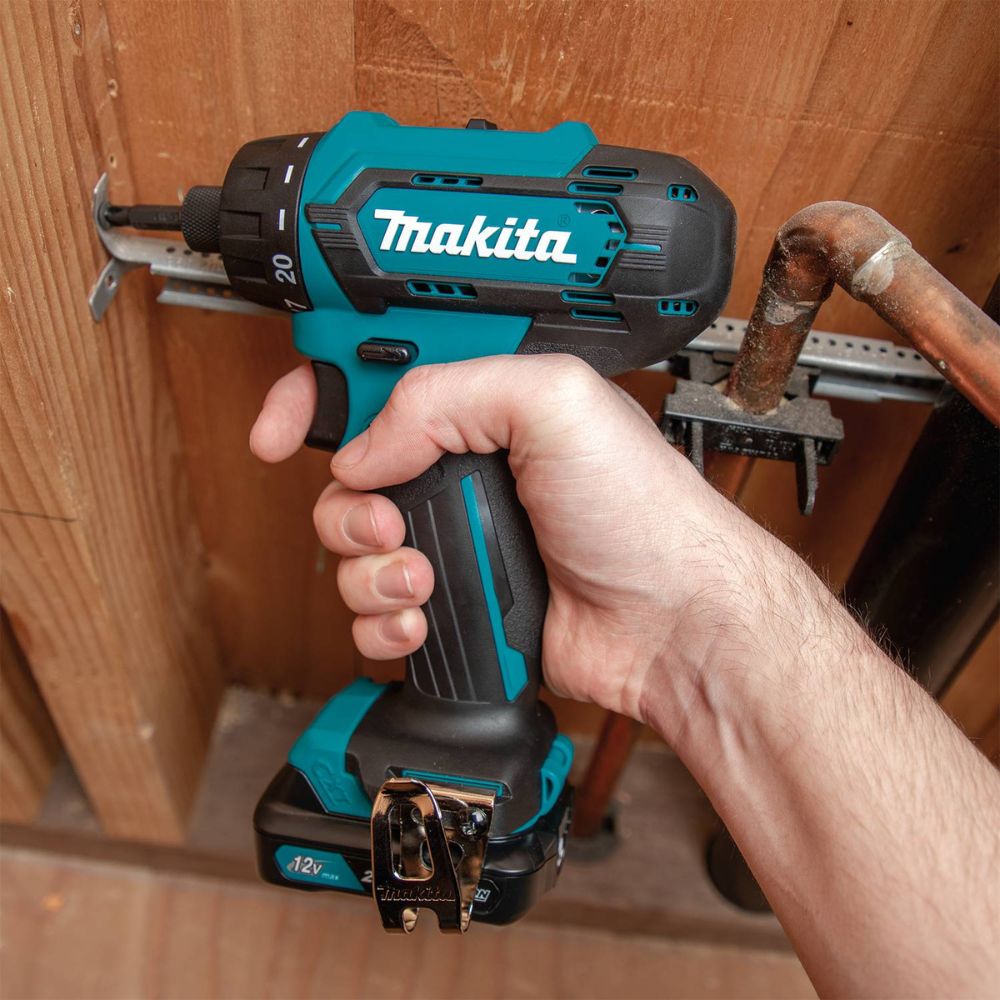 Makita FD10R1 12V Max CXT Lithium-Ion 1/4 In. Hex Driver-Drill Kit(2.0Ah) - 17