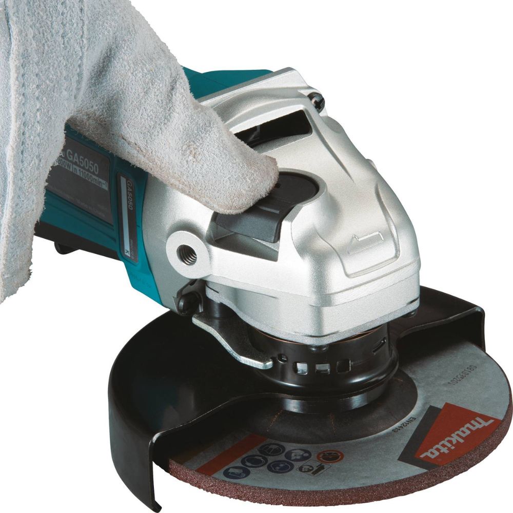 Makita GA4553R 4-1/2" Paddle Switch Angle Grinder, 11 AMP, 11,000 RPM, 5/8" -11, lock-off, no lock-on - 9