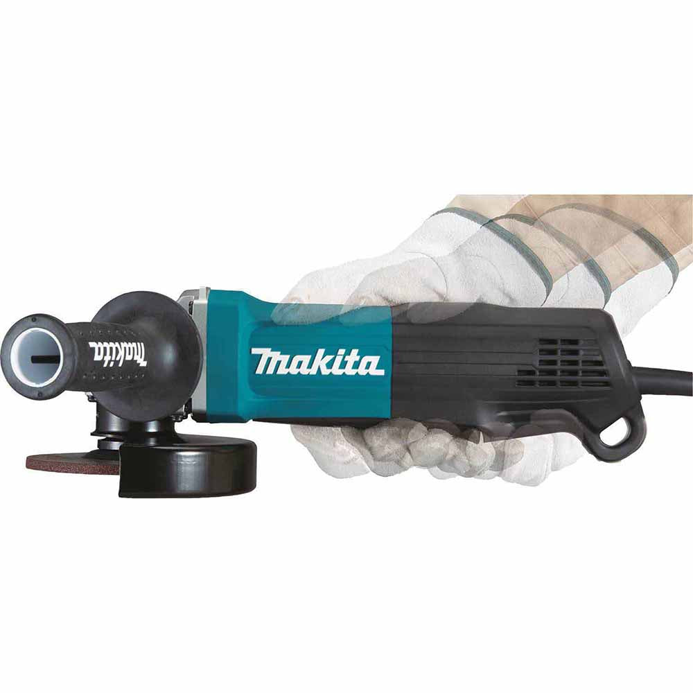 Makita GA5052 4‑1/2" / 5" Paddle Switch Angle Grinder, with AC/DC Switch - 3