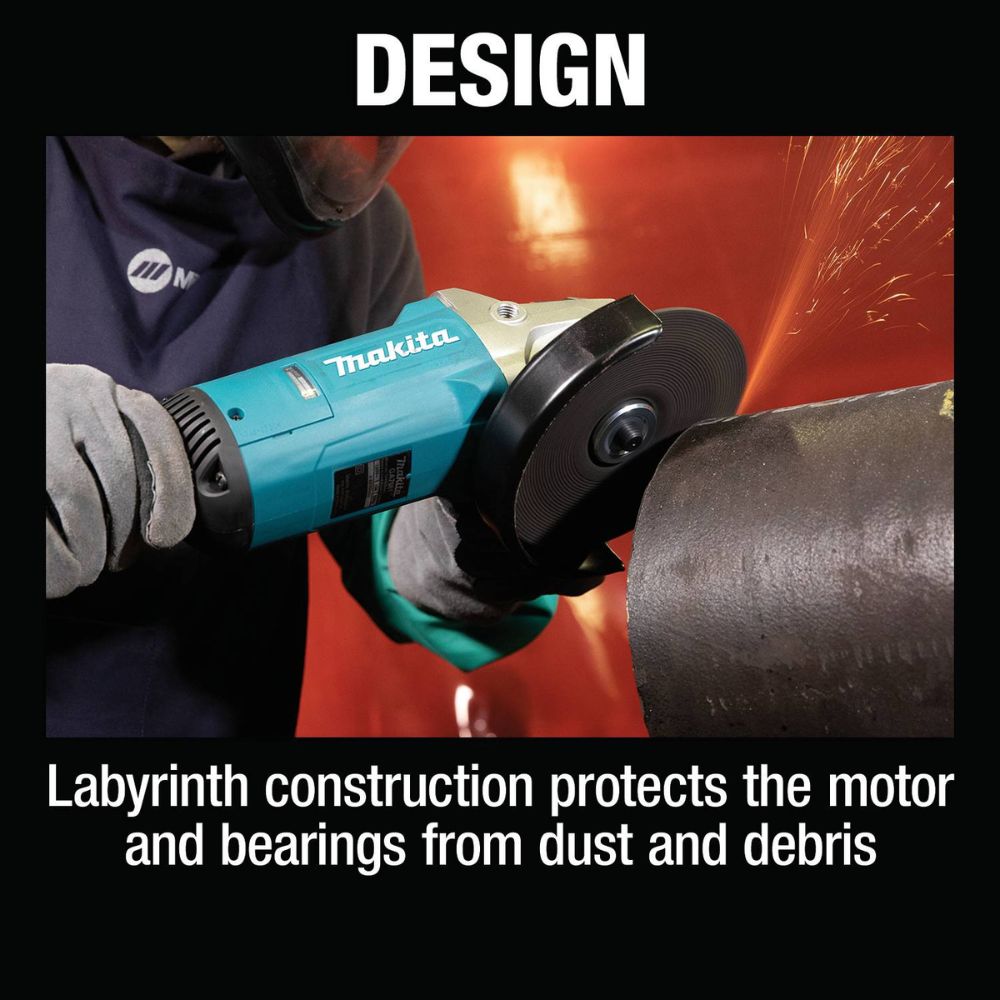 Makita GA7081 7" Angle Grinder, with Lock-On Switch - 8