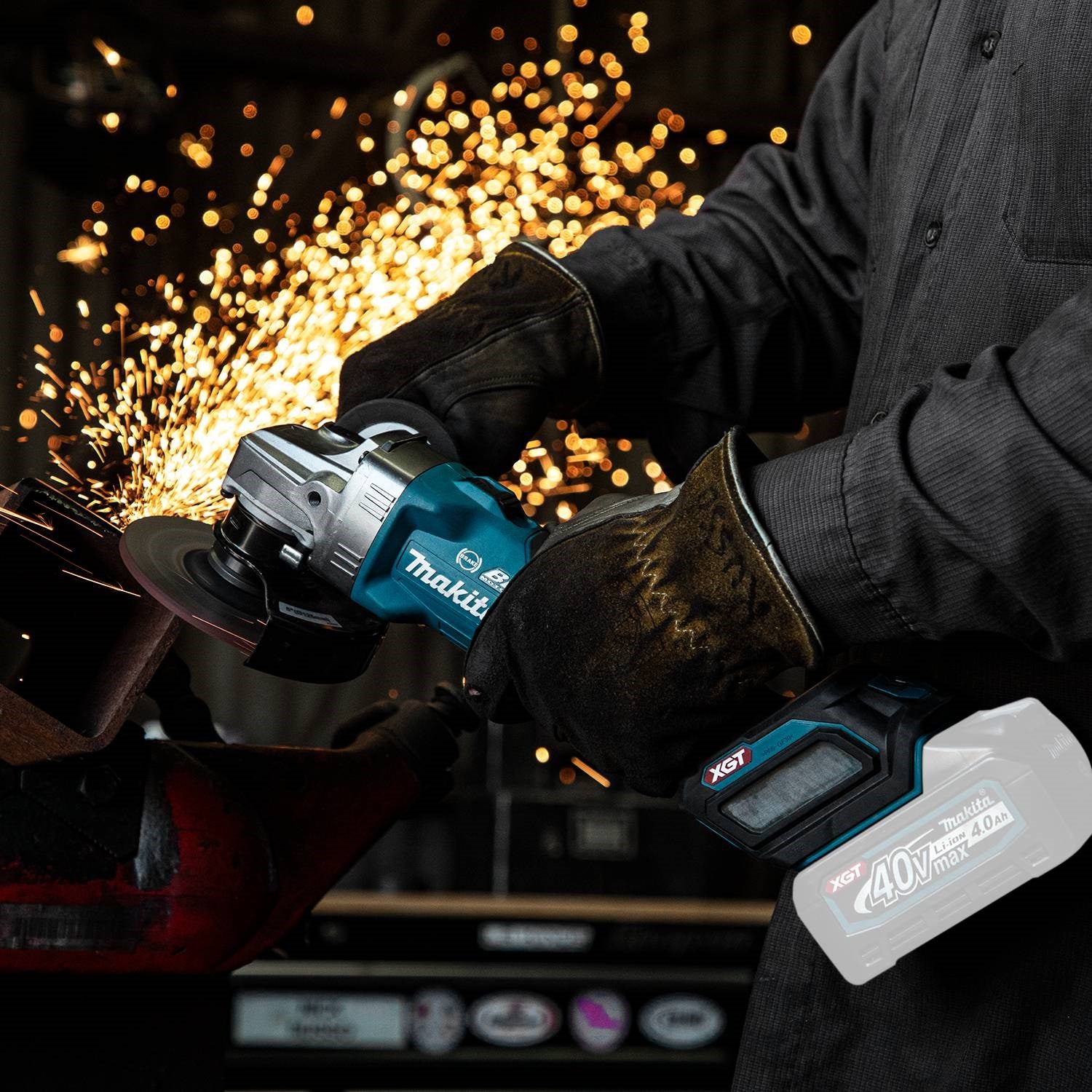 Makita GAG04Z 40V max XGT® 4-1/2” / 5" Angle Grinder, Tool Only - 4