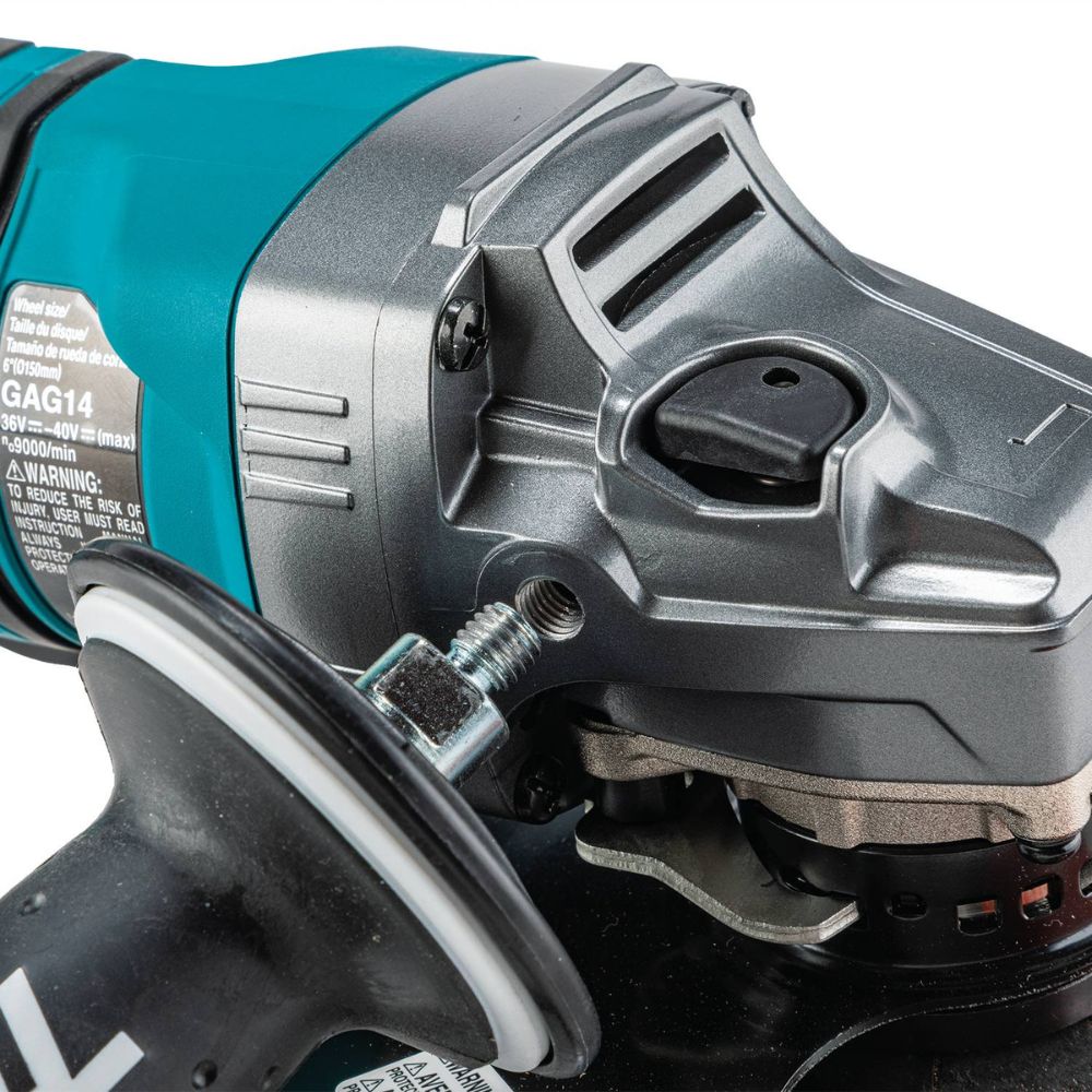 Makita GAG14Z 40V max XGT Brushless Cordless 4-1/2" / 6" Paddle Switch Angle Grinder, with Electric Brake, Tool Only - 5