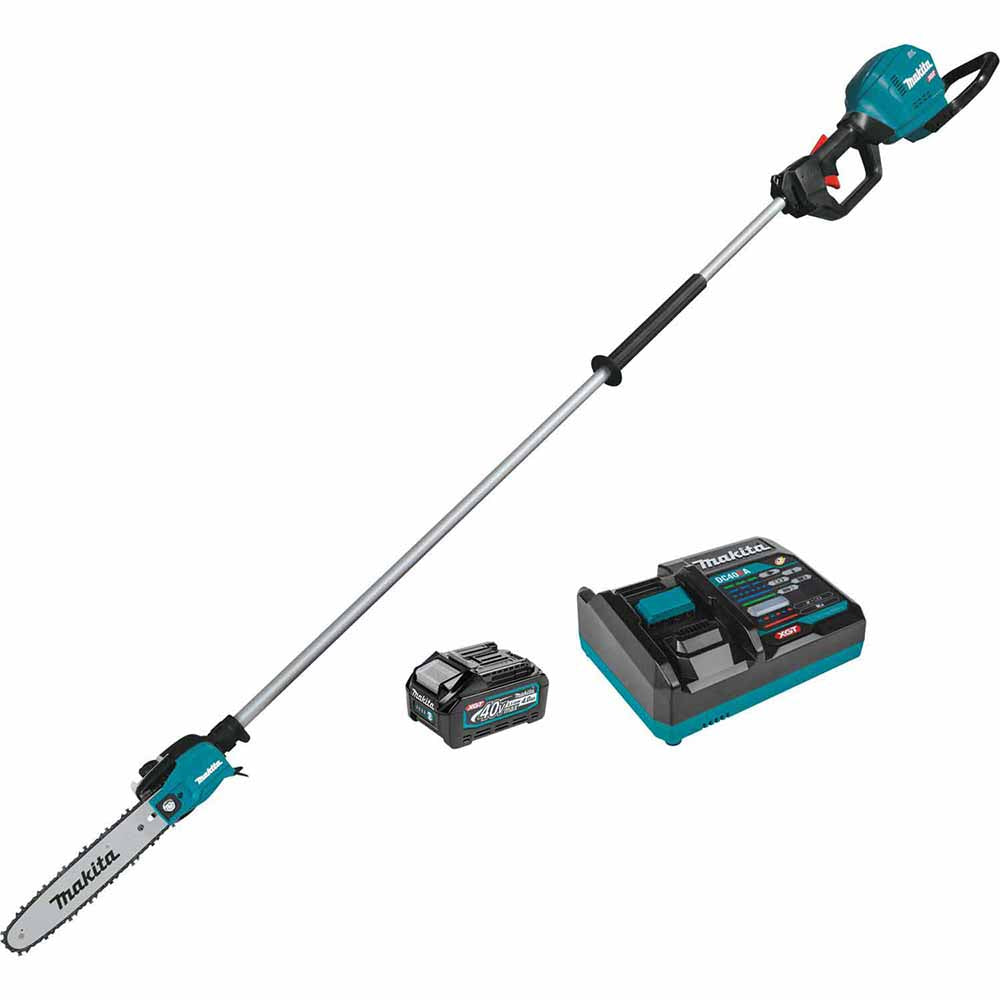 Makita GAU01M1 40V max XGT Brushless Cordless 10" Pole Saw Kit, 8' Length (4.0Ah)