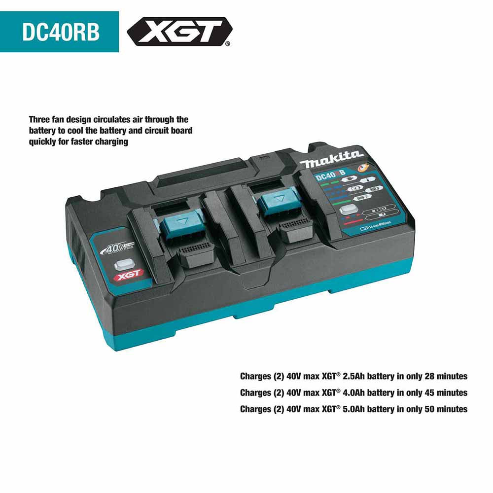 Makita GCV01PM 40V max XGT Brushless Cordless 2.1 Gallon Wet/Dry Dust Extractor/Vacuum Kit (4.0Ah) - 8