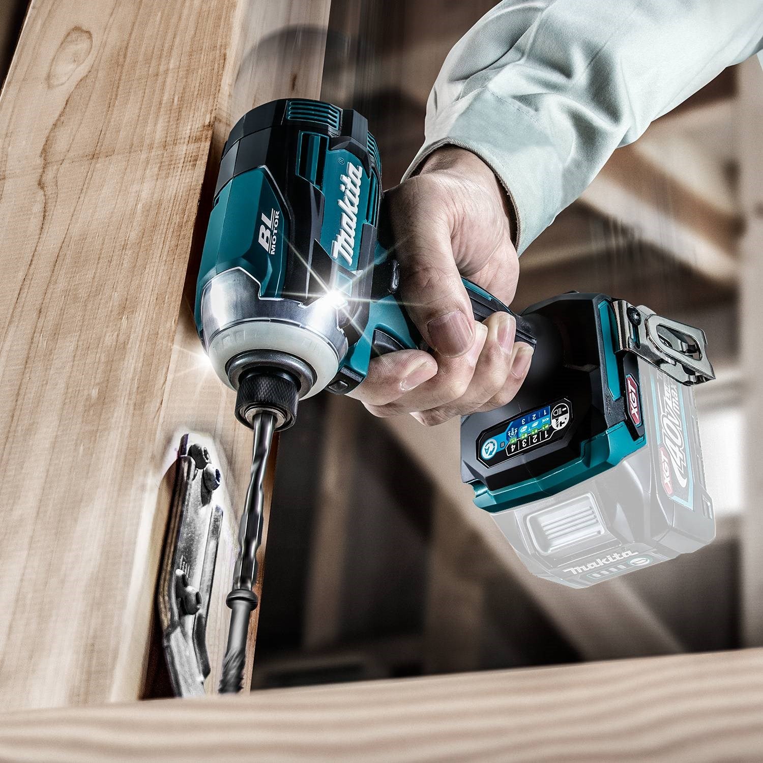 Makita GDT01Z 40V max XGT® 4-Speed Impact Driver, Tool Only - 11