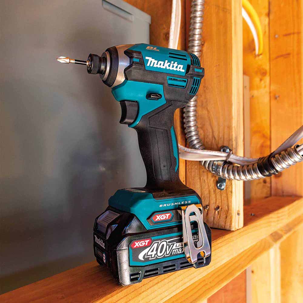 Makita GDT02D 40V max XGT Brushless Cordless 4-Speed Impact Driver Kit (2.5Ah) - 9