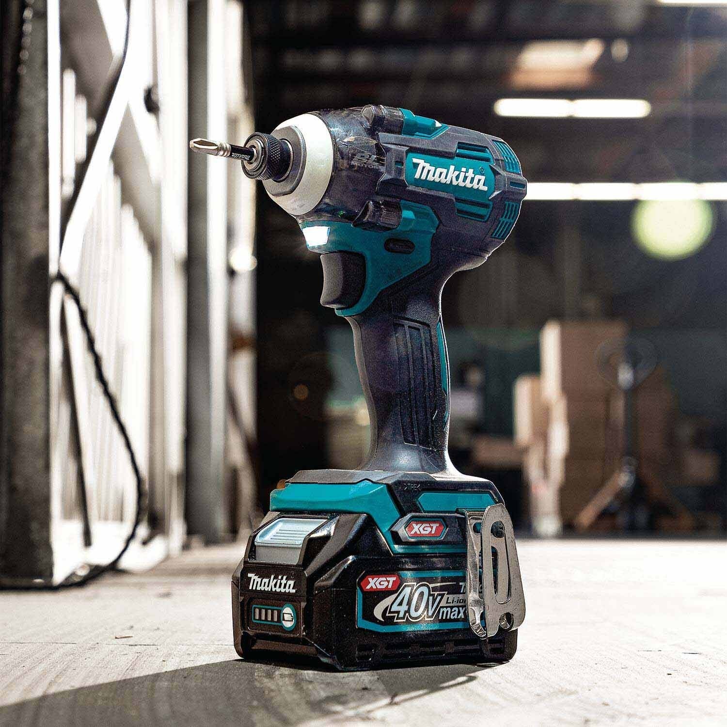 Makita GDT04D 40V max XGT Brushless High Torque 4-Speed Impact Driver Kit (2.5Ah Batteries) - 10