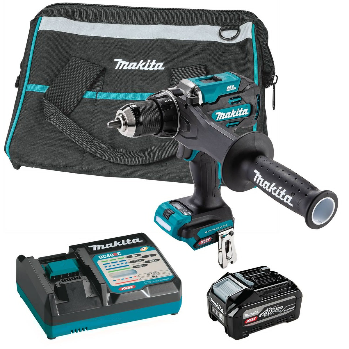 Makita GFD03SU1 40V Max XGT Brushless Cordless 3-Speed 1/2" Driver-Drill Kit (4.0Ah Battery)