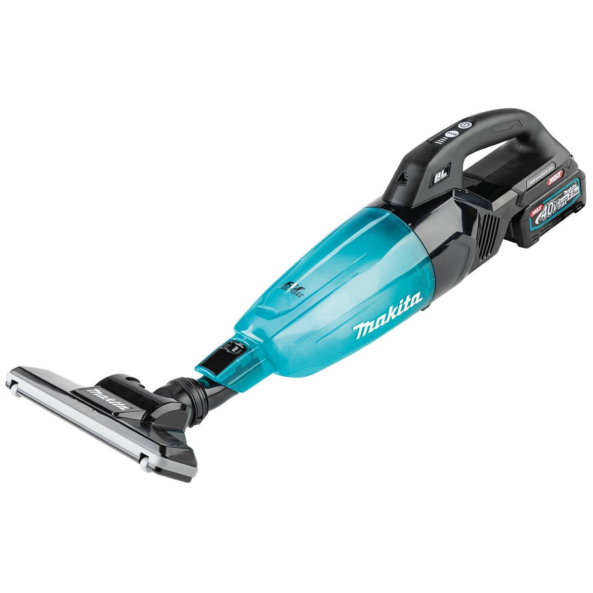Makita GLC01SD1 40V Max XGT Brushless Cordless 4-Speed HEPA Compact Stick Vacuum Kit (2.5Ah Battery) - 7