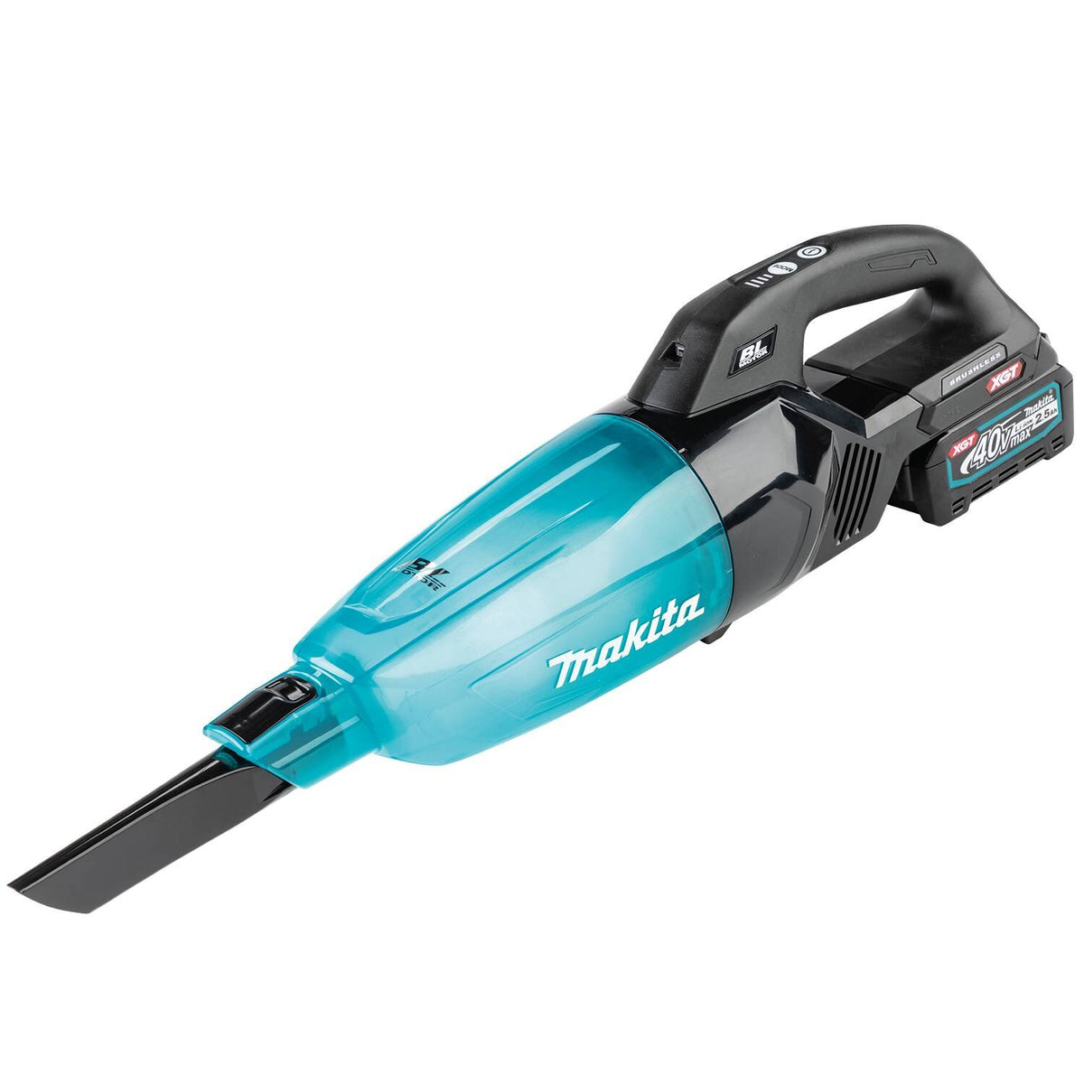 Makita GLC01SD1 40V Max XGT Brushless Cordless 4-Speed HEPA Compact Stick Vacuum Kit (2.5Ah Battery) - 8